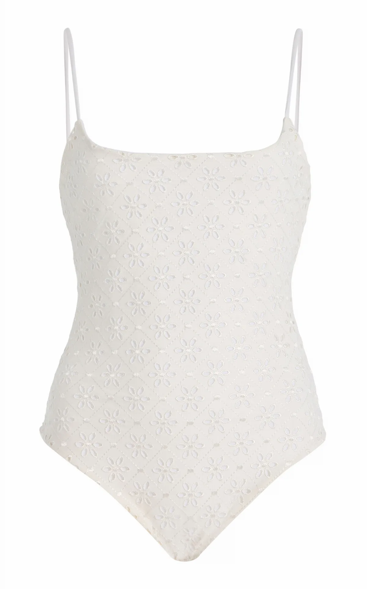 Imey Broderie Anglaise One-Piece Swimsuit by JUILLET SWIMWEAR
