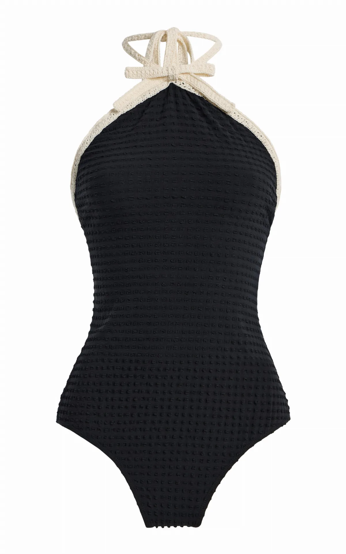 Lenora Color-Blocked Jersey One-Piece Swimsuit by Sea