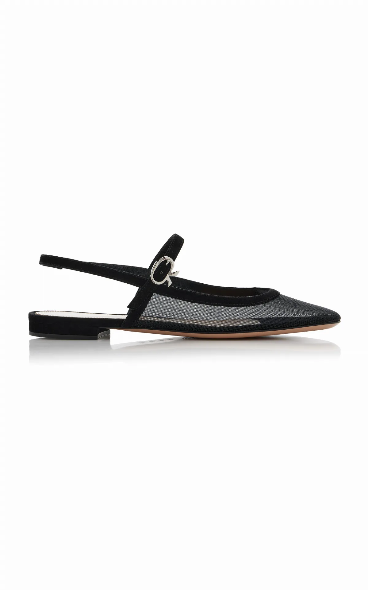 Mesh Slingback Flats by Gianvito Rossi