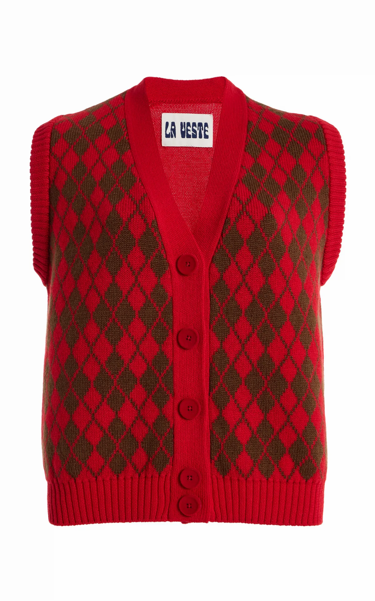 Arlequín Knit Wool Vest by LA VESTE