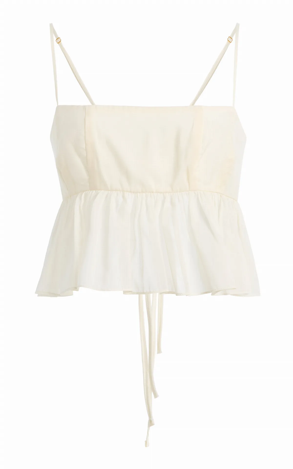 Dune Cotton-Silk Voile Top