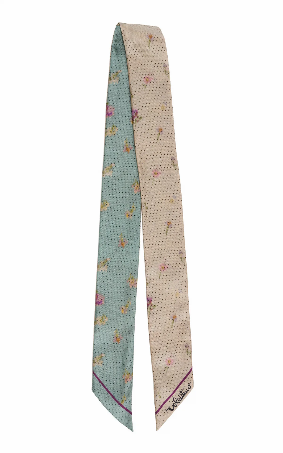 Papier Floral Silk Bandeau Scarf