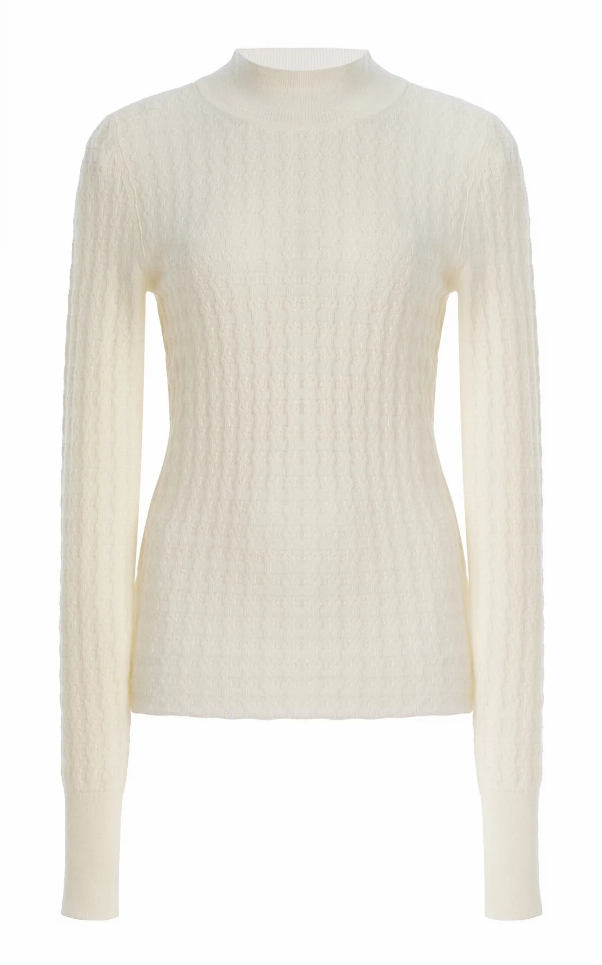 Soleil Cable-Knit Merino Wool Top by Cordova