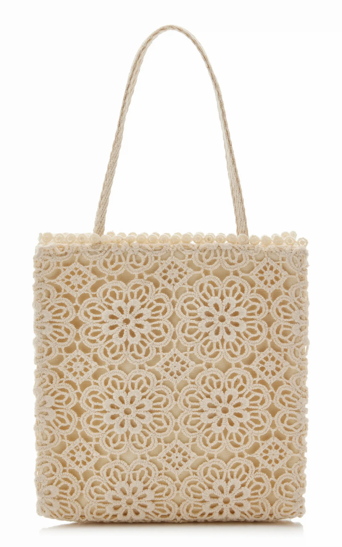 La Isla Milo Small Crocheted Tote Bag by Marlies Grace