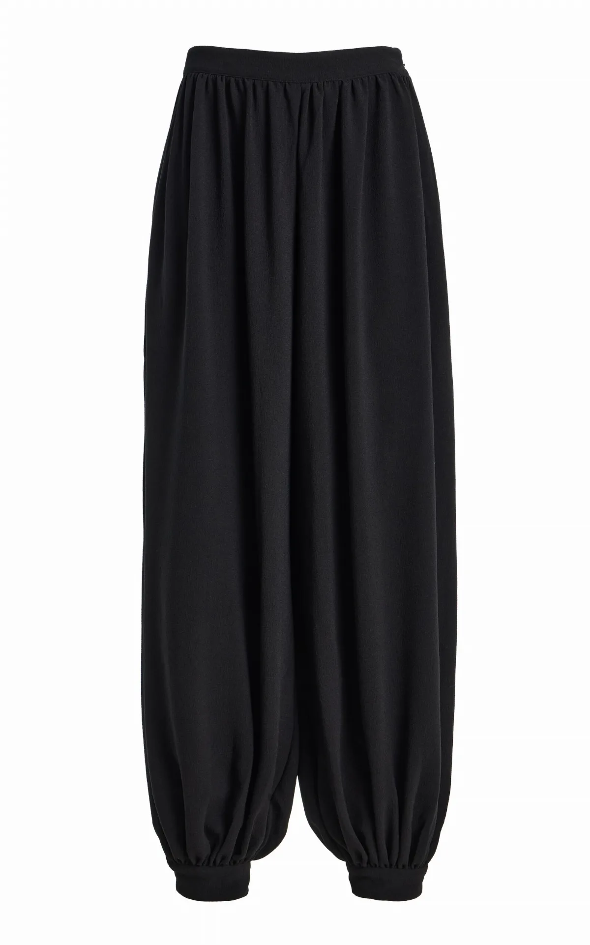 Balloon Pleated Jersey Pants by ROTATE