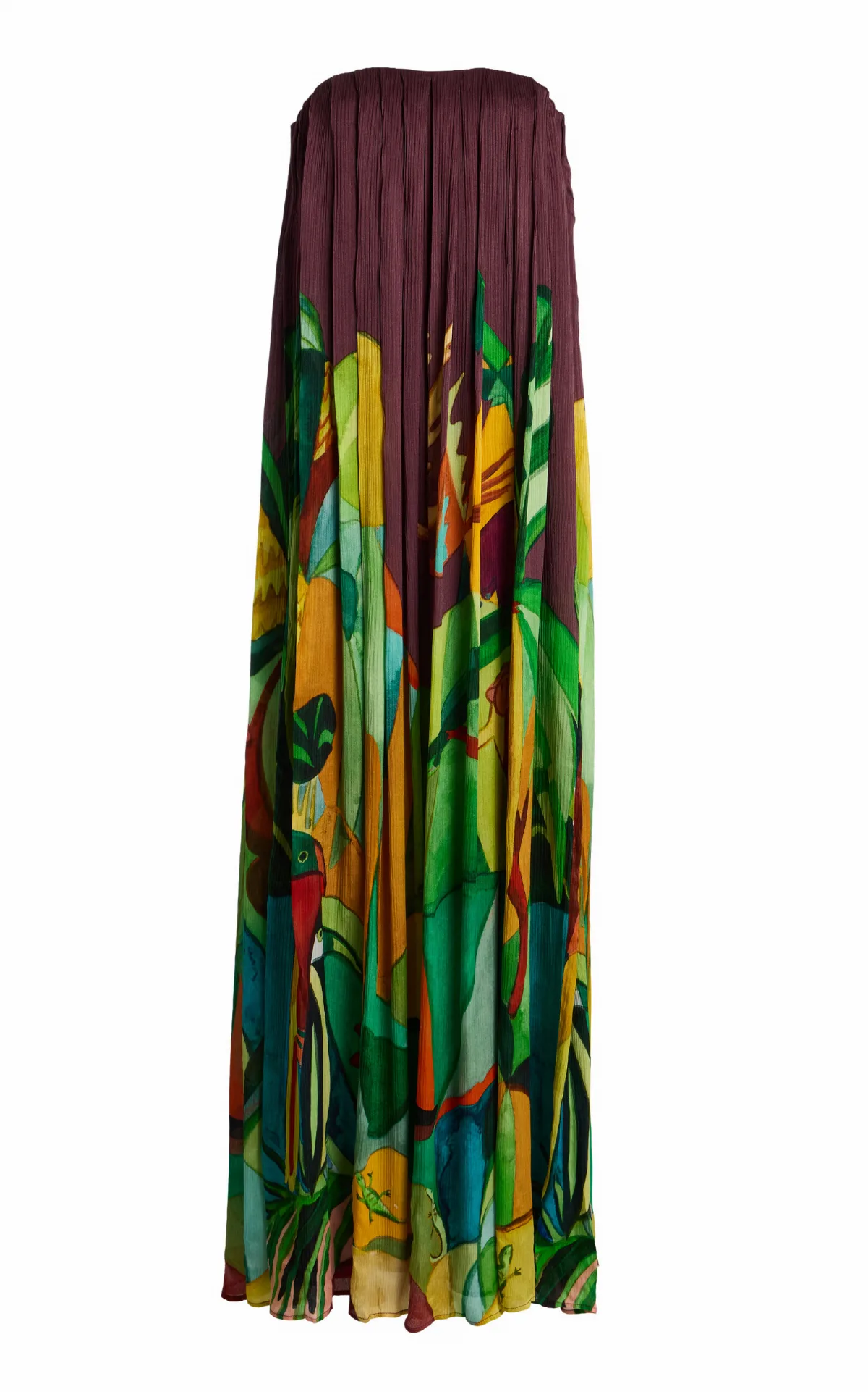 Mokshini Crinkled Silk Satin Maxi Dress by ALÉMAIS