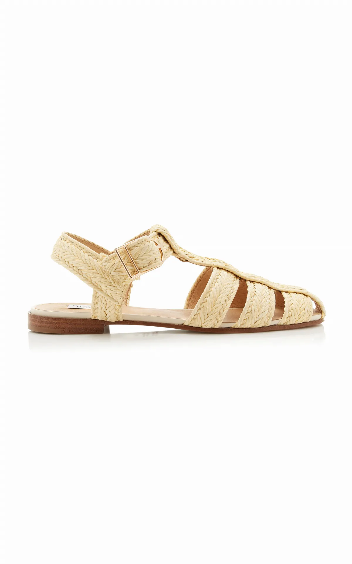 Lynn Raffia Fisherman Sandals by Gabriela Hearst