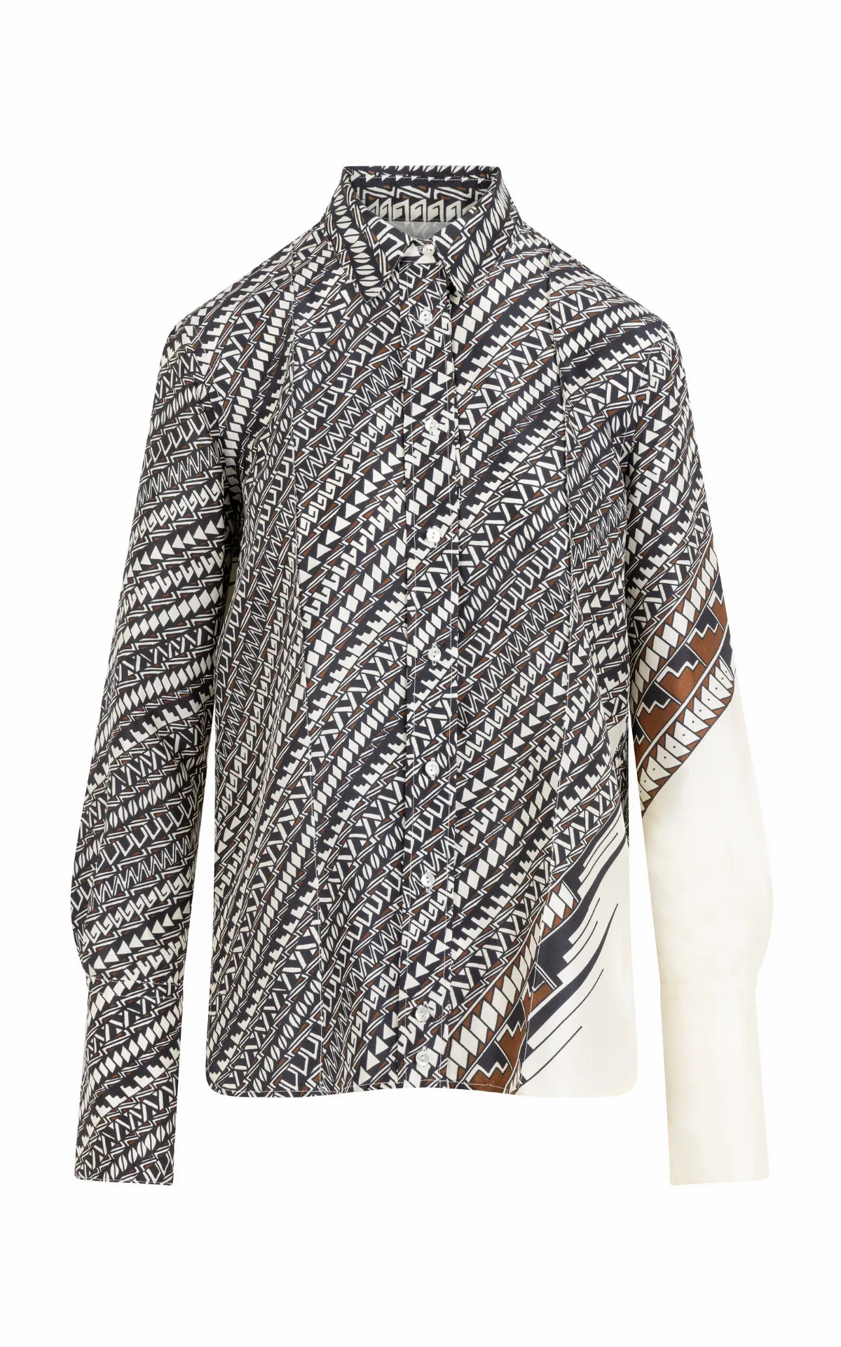 Alex Jurado-Printed Silk Shirt by Heirlome