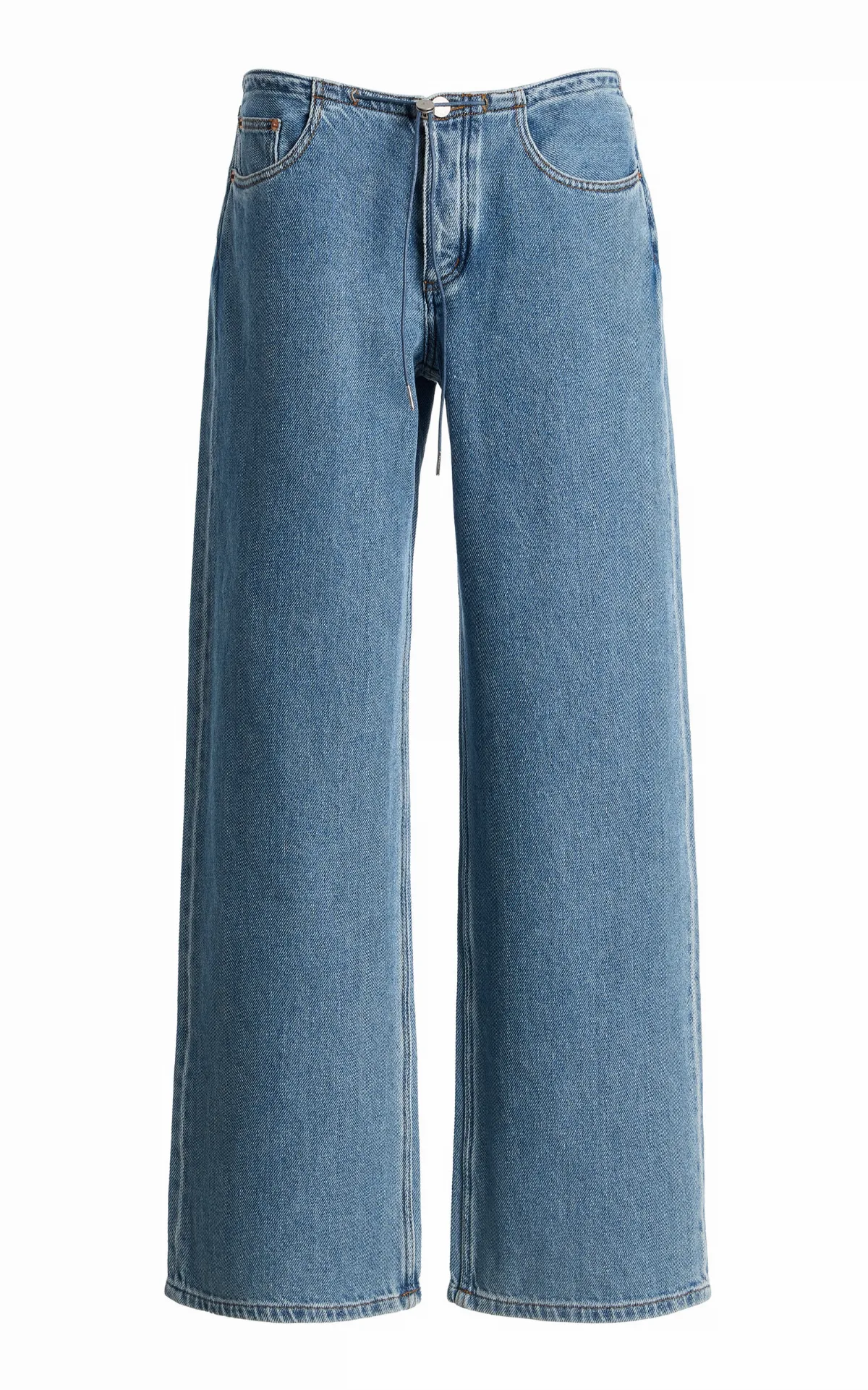 Cool Rigid Low-Rise Wide-Leg Jeans