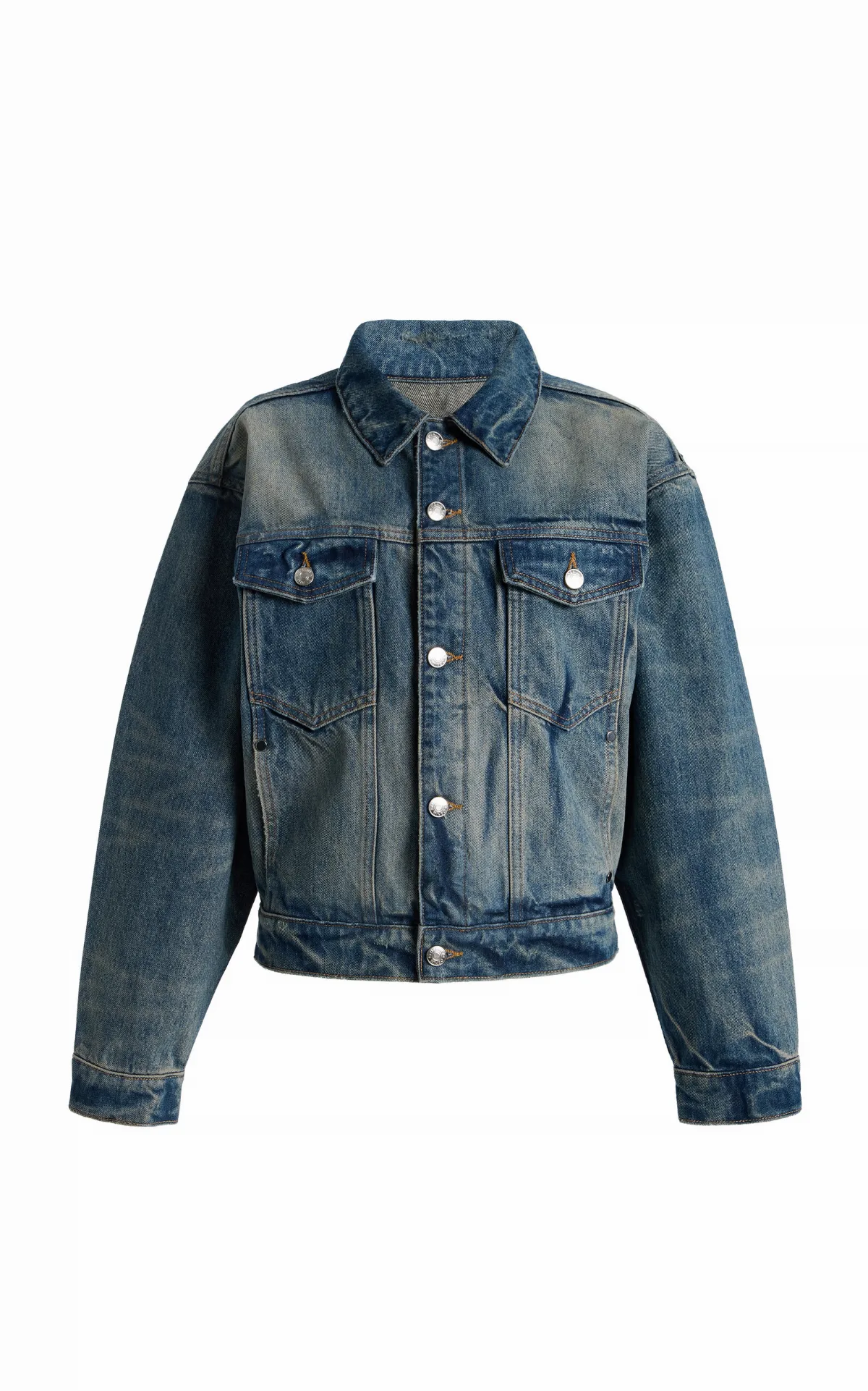 Varsity Denim Trucker Jacket