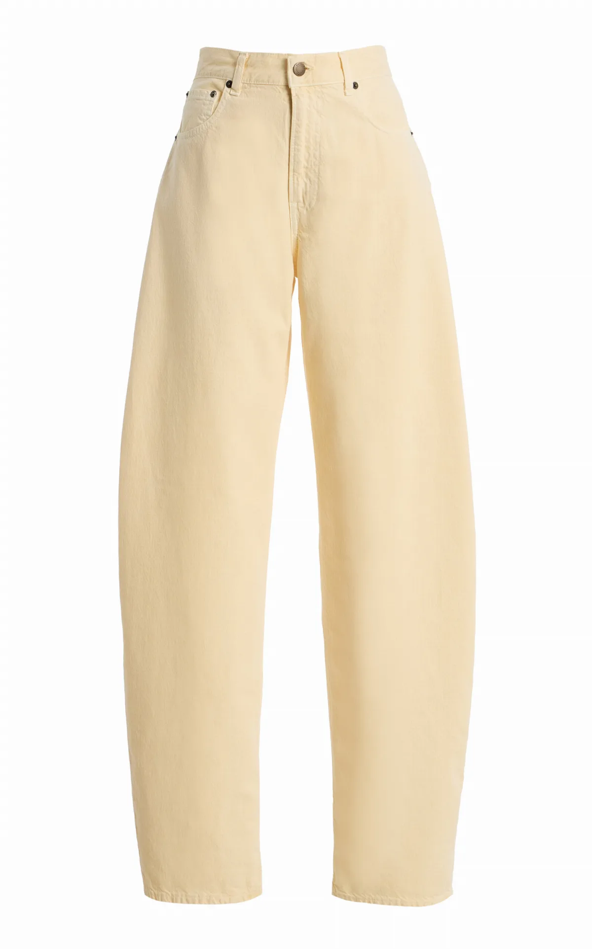 Bibi Cotton-Linen Twill 45 Mid-Rise Balloon-Leg Jeans