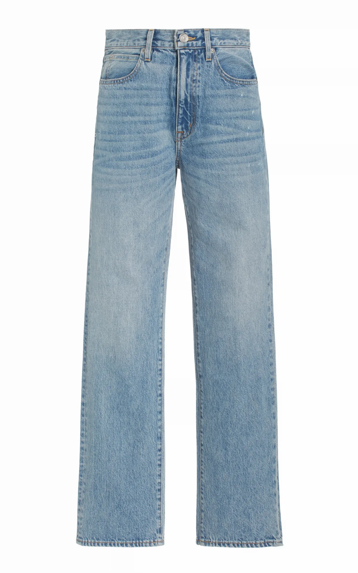 London Rigid High-Rise Straight-Leg Jeans