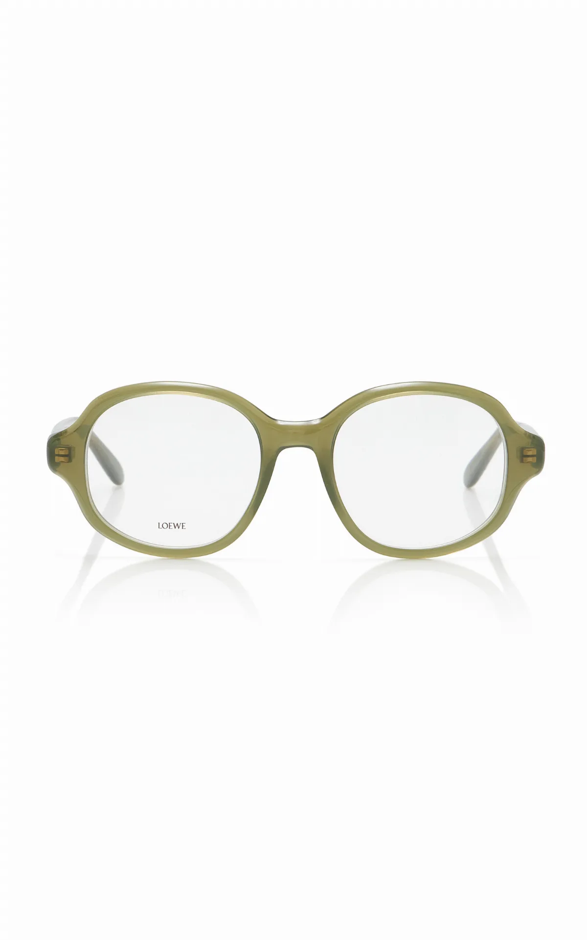 Slim Square-Frame Acetate Optical Glasses by Loewe