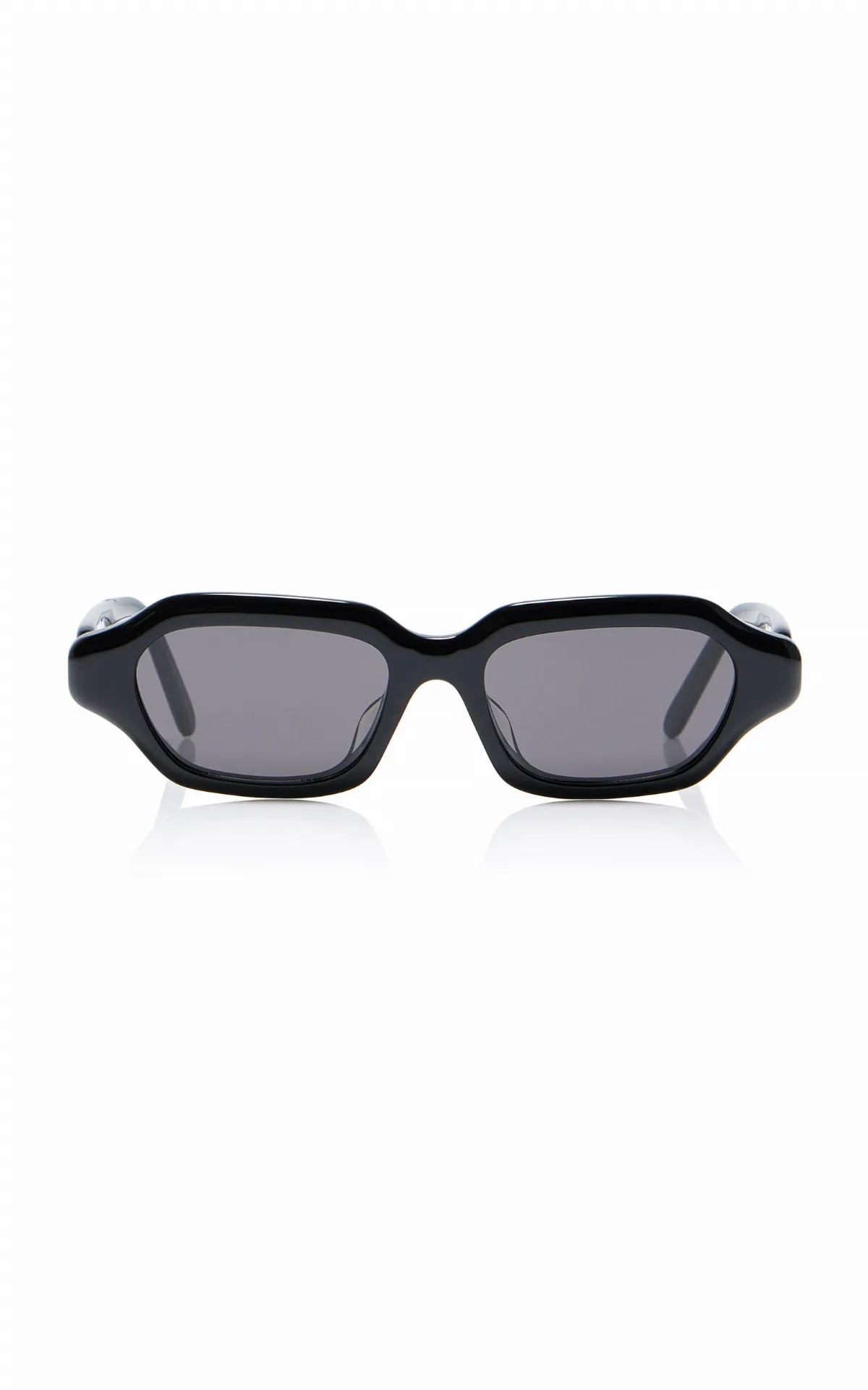 Slim Rectangle-Frame Acetate Sunglasses by Loewe