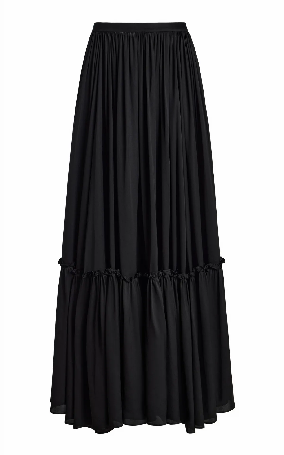 Jade Satin Maxi Skirt by FRANÇOISE