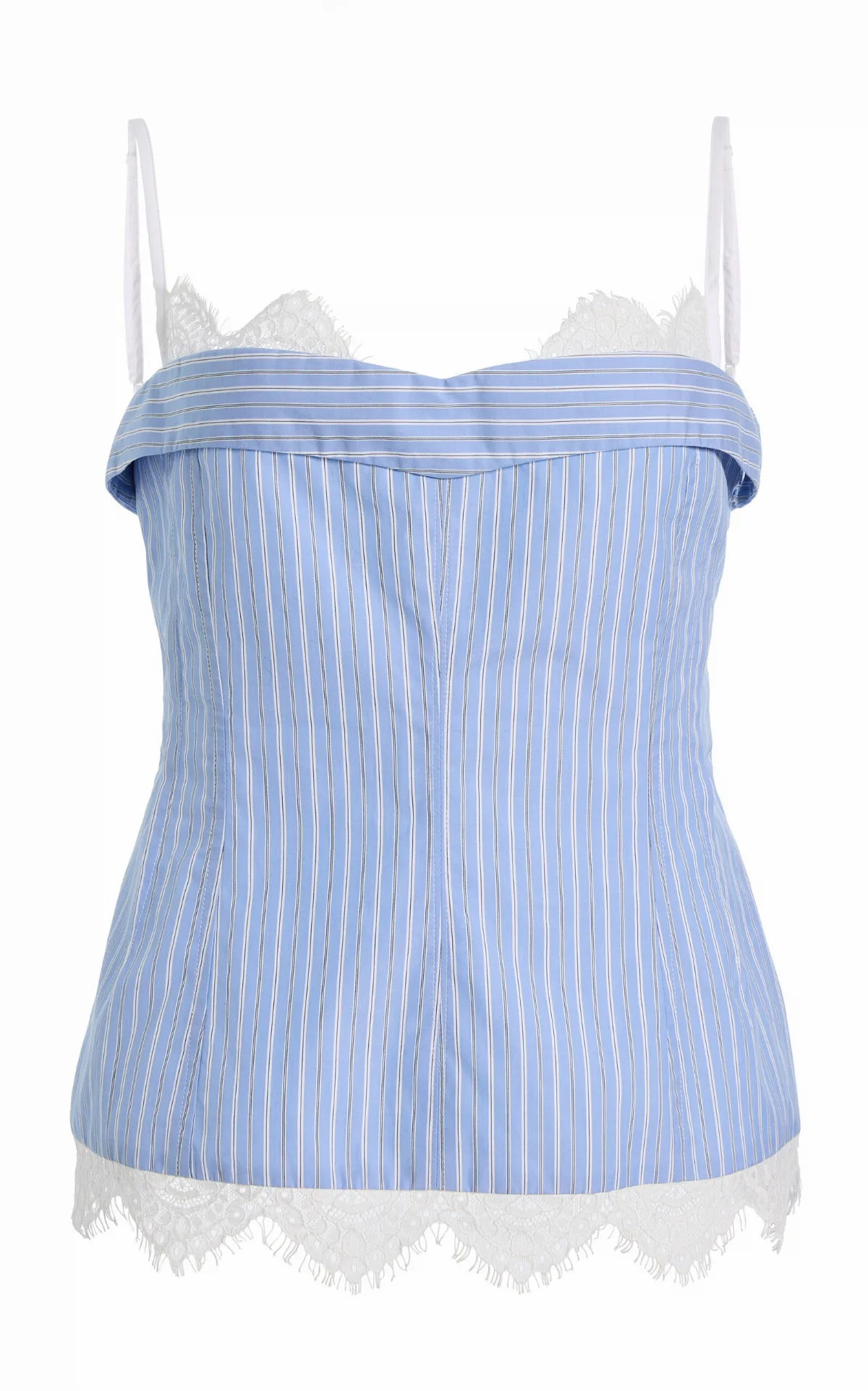 Surie Bustier Cotton Lace Top by SIMKHAI