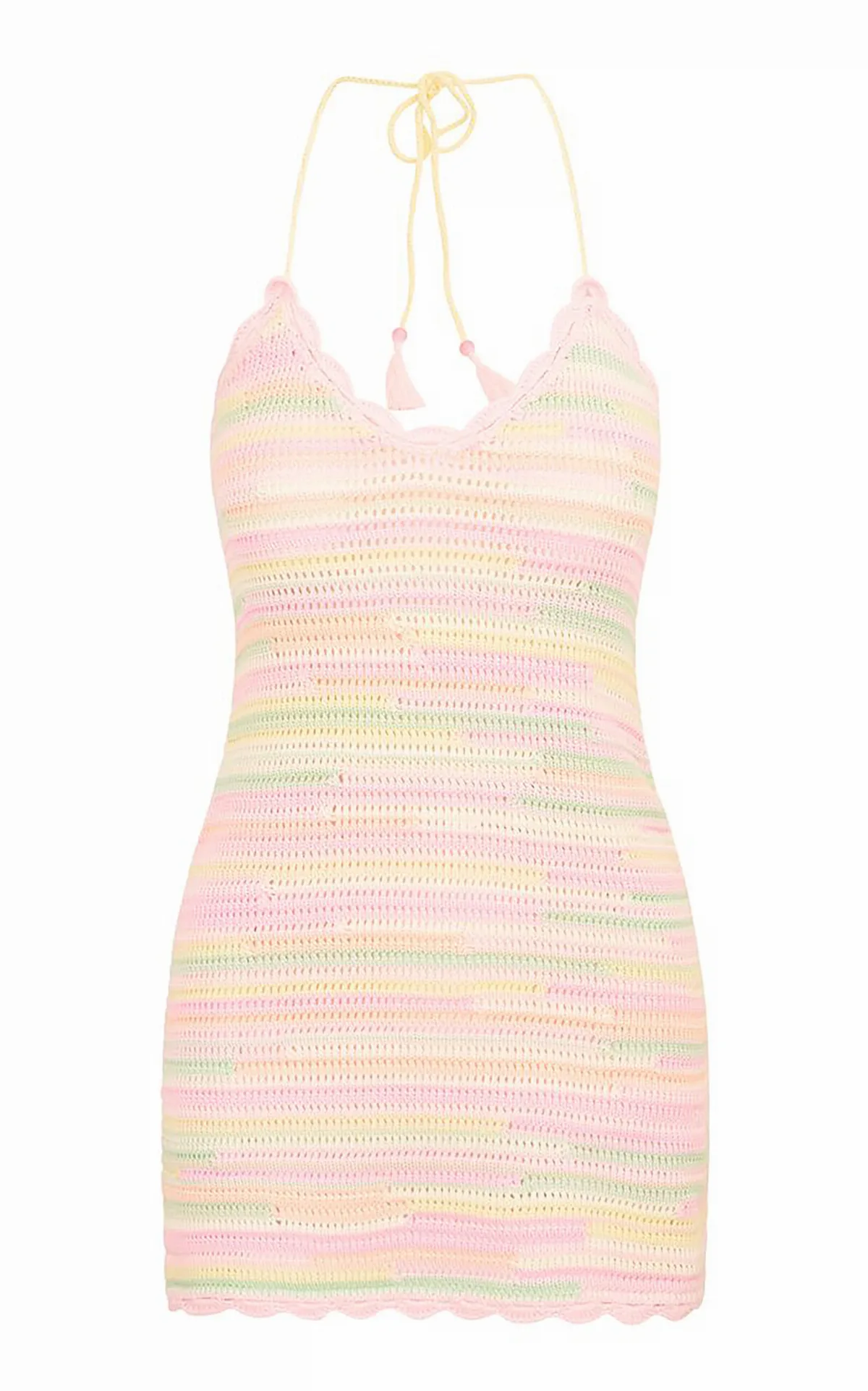 Zoa Cotton Scallop Dress by LoveShackFancy