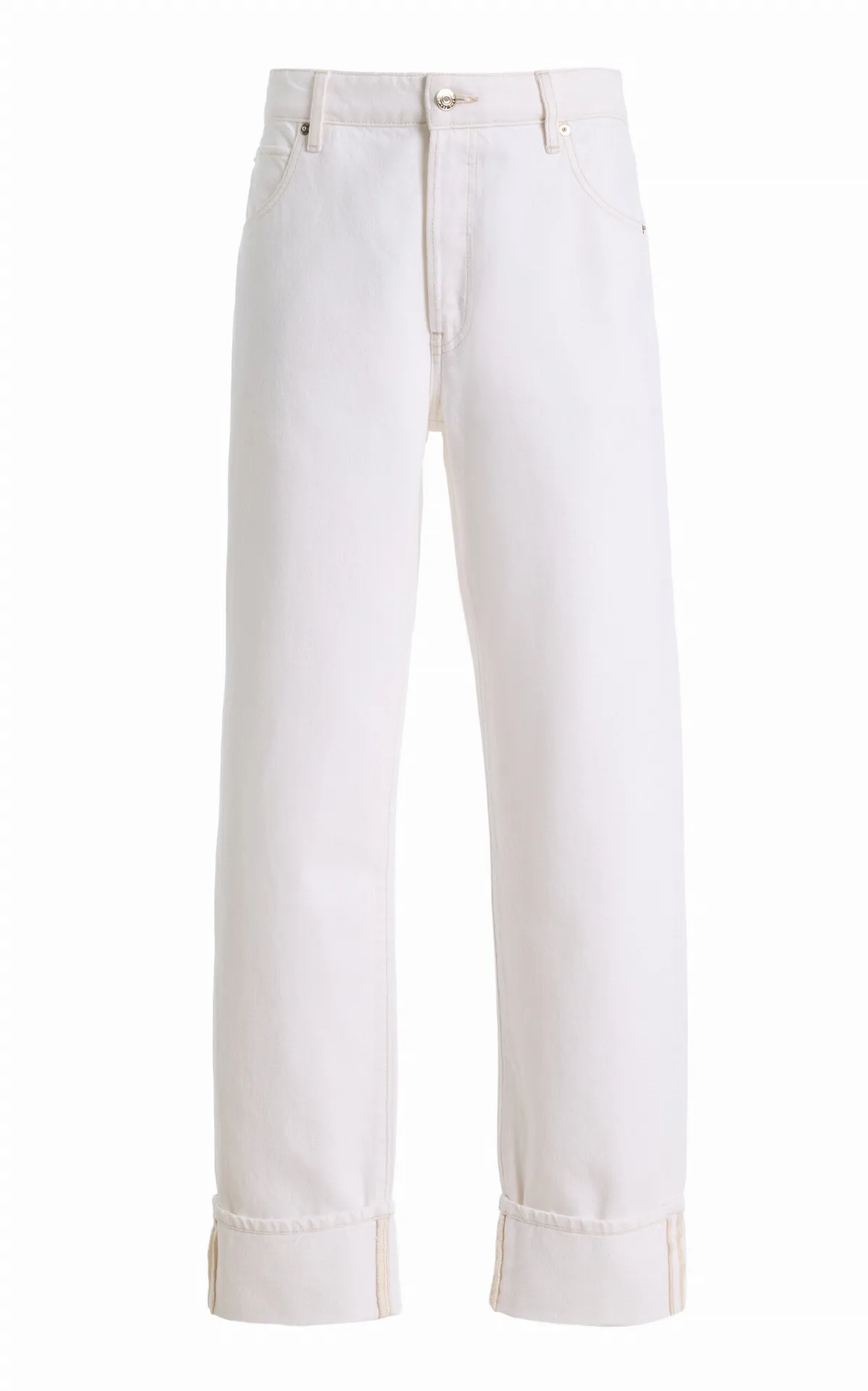 FRAME x Sotheby's Essential Rigid High-Rise Straight-Leg Jeans by FRAME