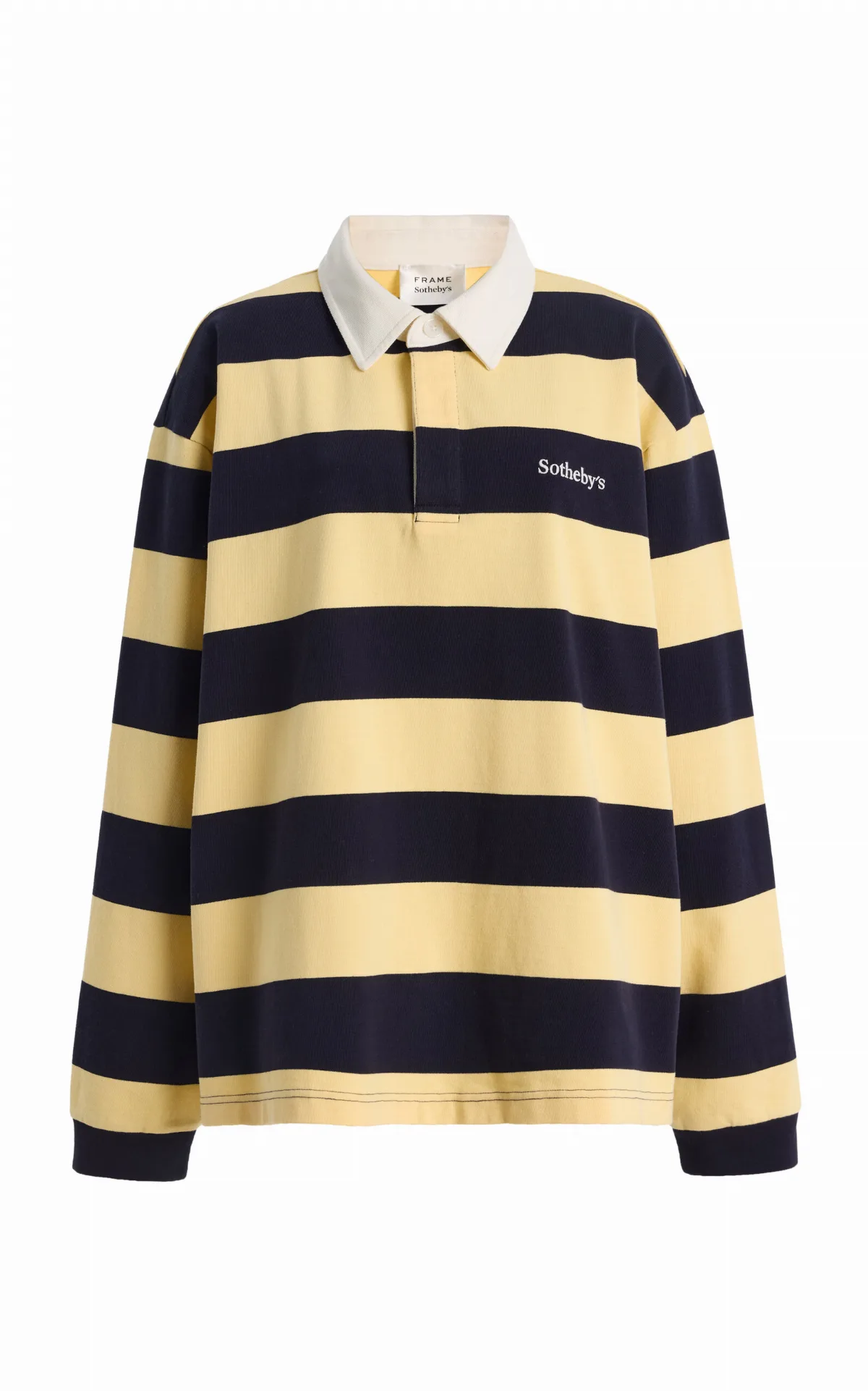 FRAME x Sotheby's Rugby Cotton Polo Shirt by FRAME
