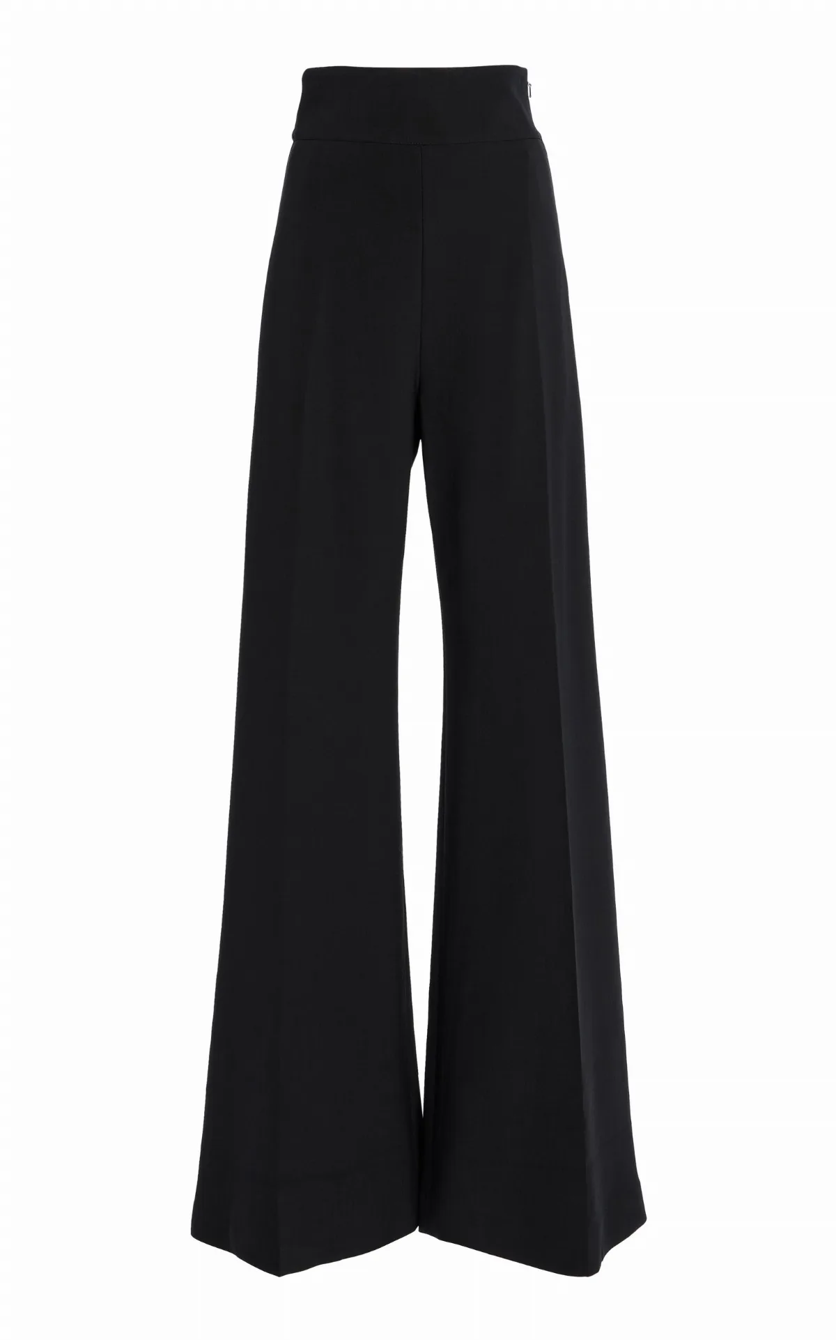 Bi-Stretch Wool Tailoring Wide-Leg Pants by Carolina Herrera