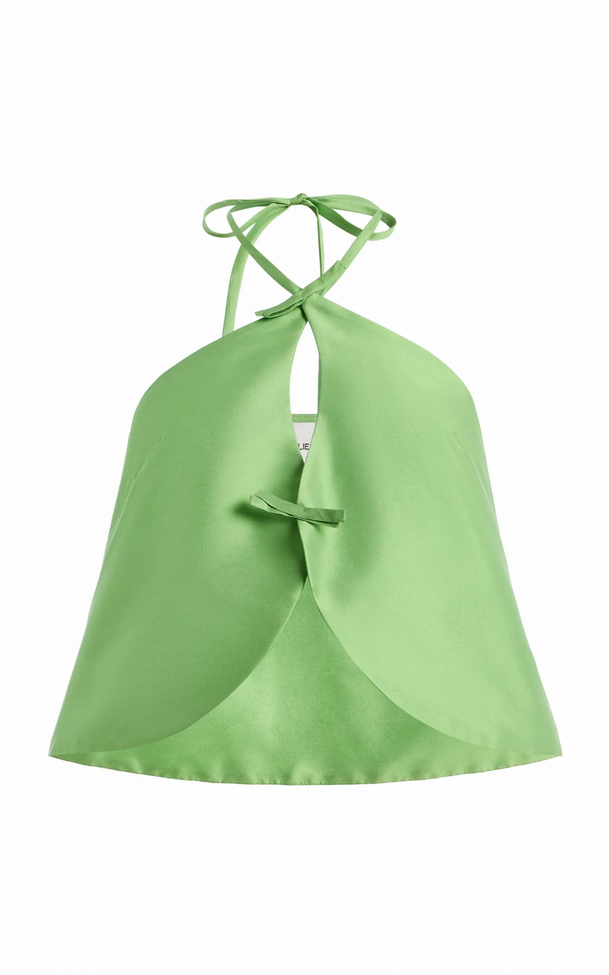Celeste Taffeta Halter Top