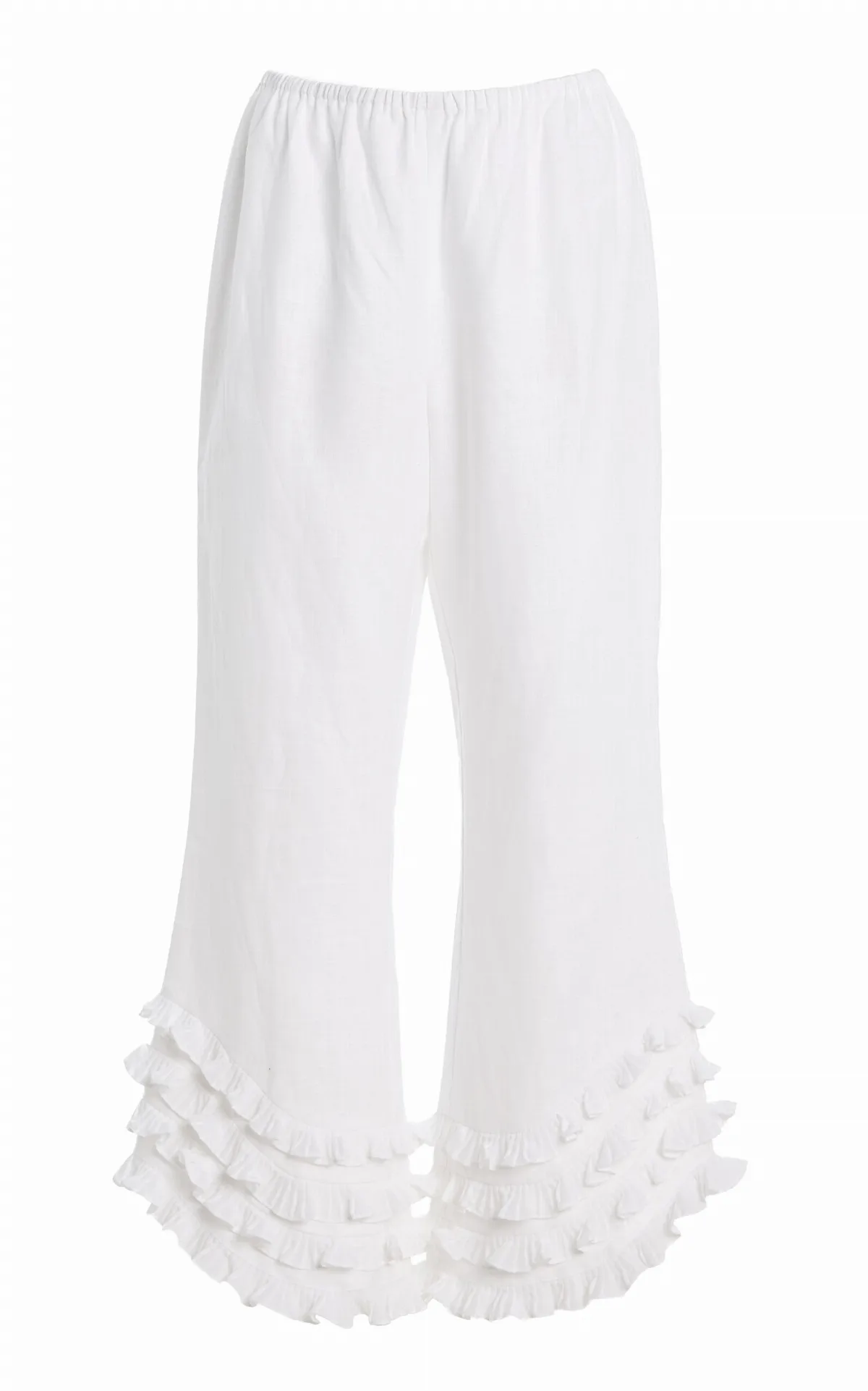 Florence Ruffled Linen Pants by Posse