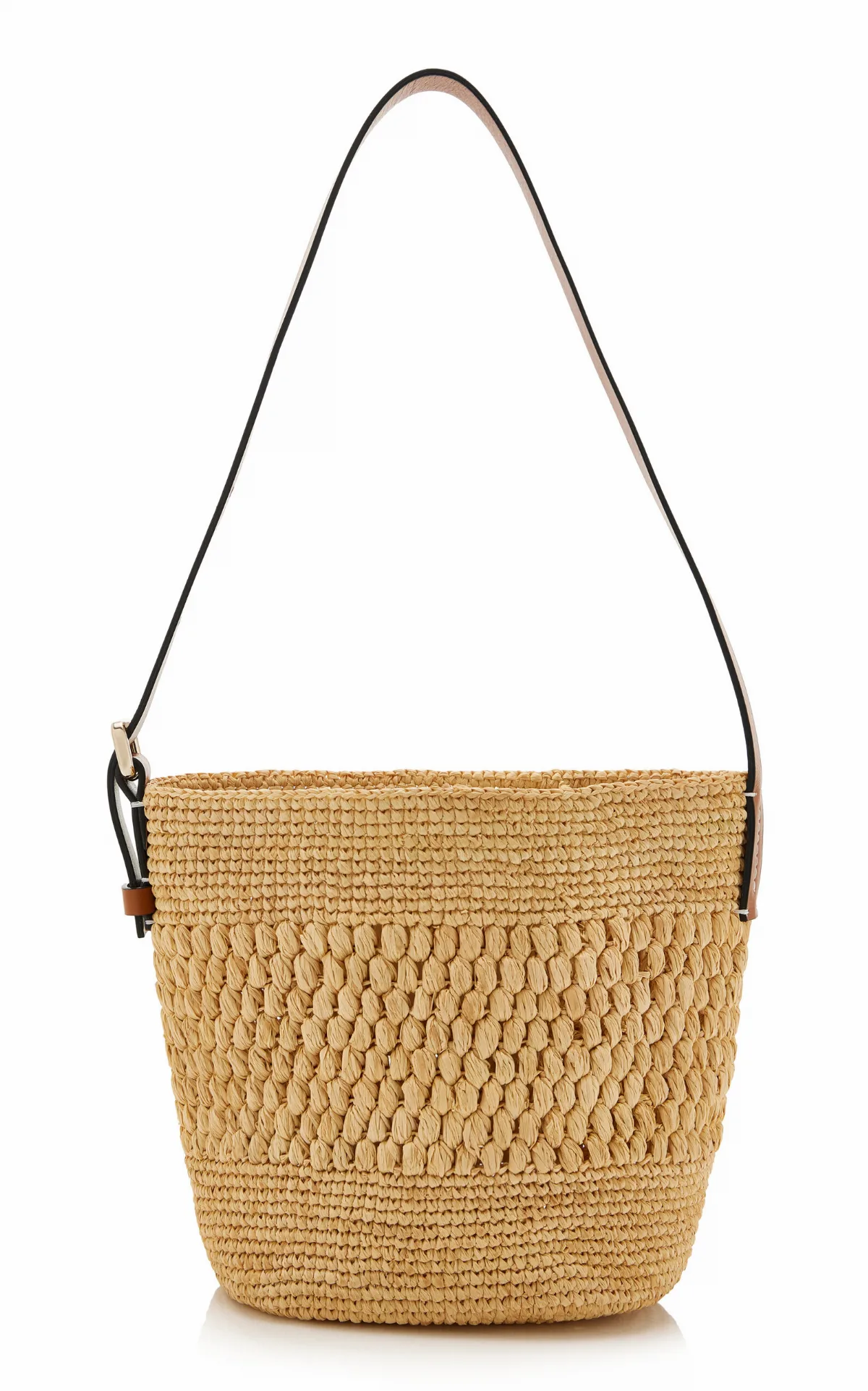 Loto Raffia Basket Bag by Manebi