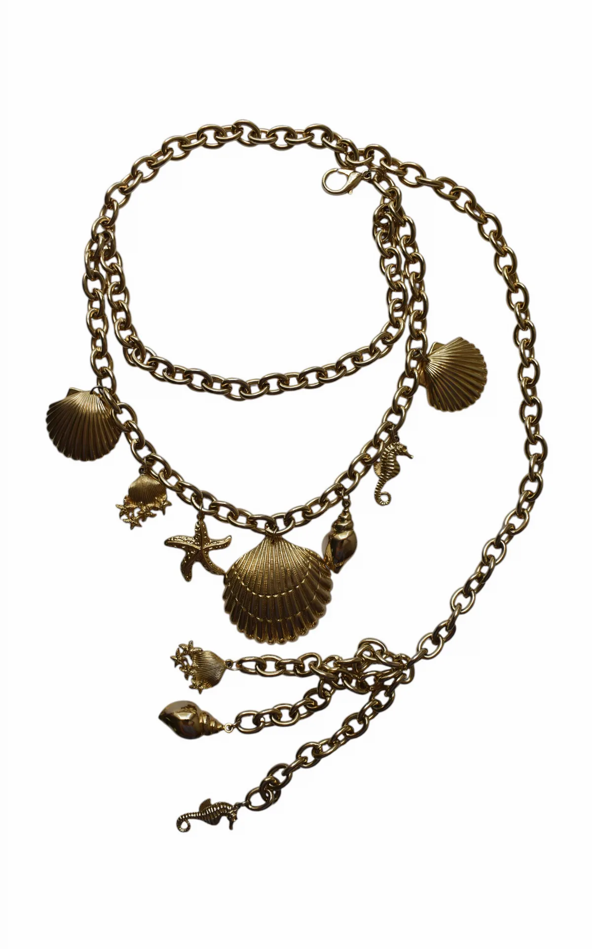 Tone Nautical Pendant Link Belt by Lucia Zolea