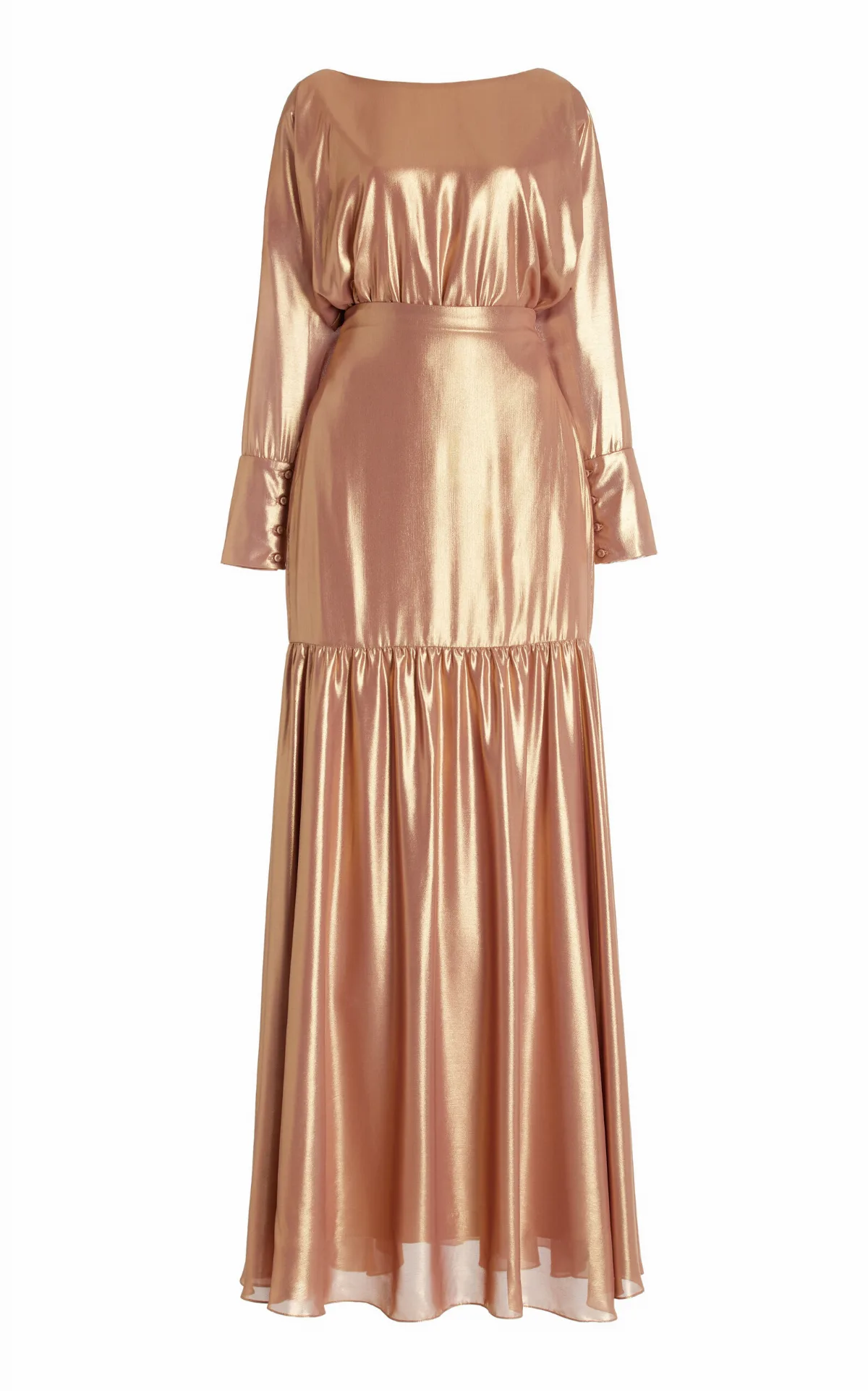 Lame Maxi Dress by Andres Otalora