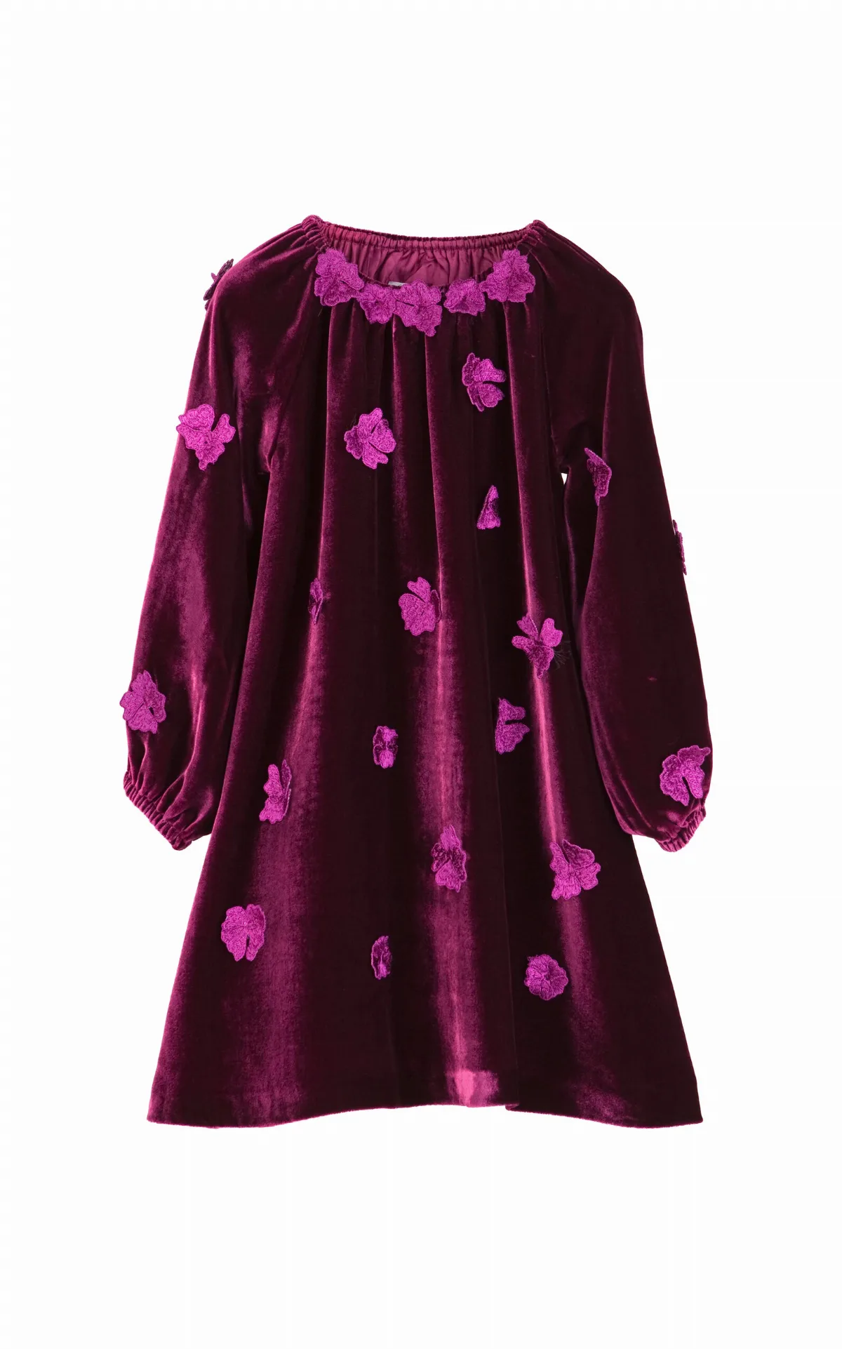 Applique Velvet Dress by Jesurum
