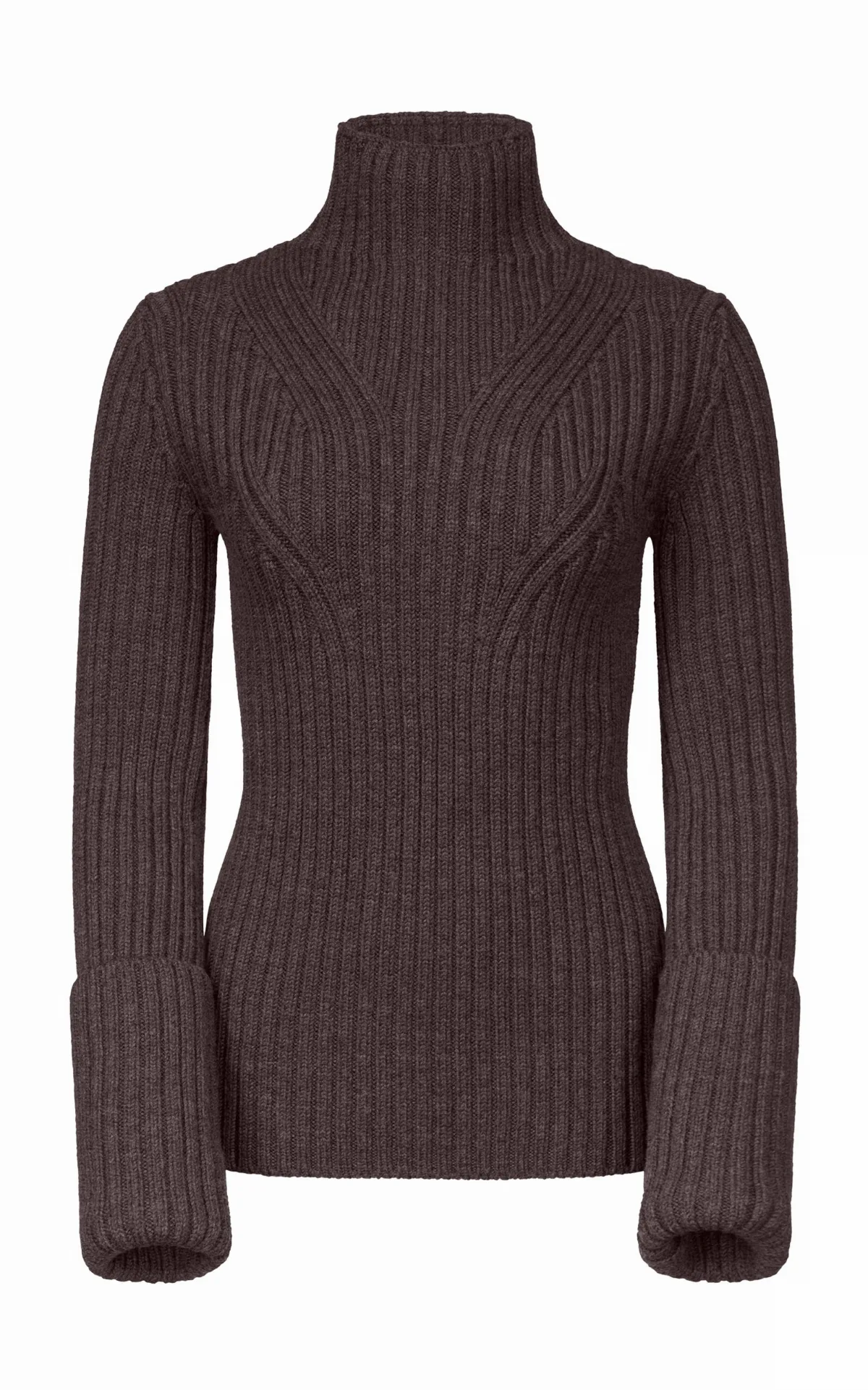 Astrid Ribbed-Knit Wool Sweater by FFORME