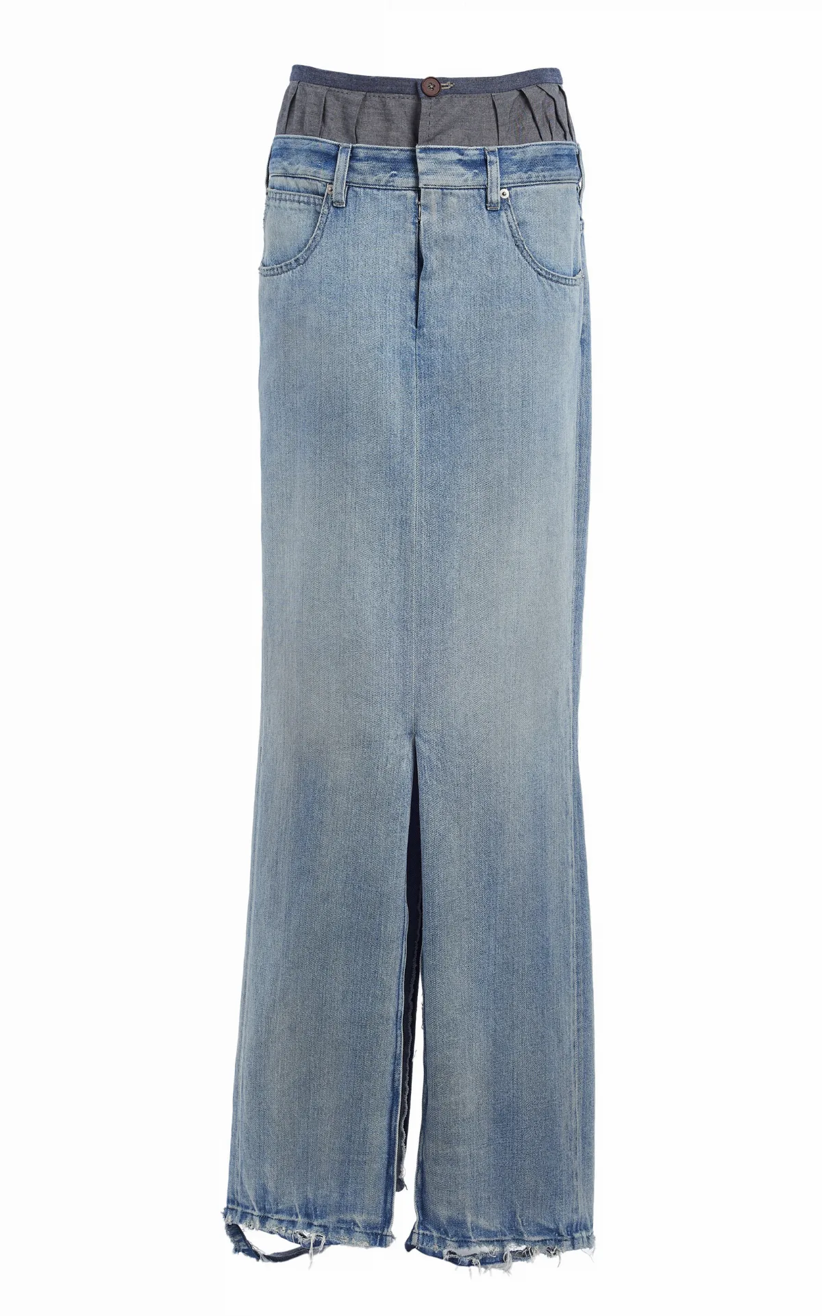 Cotton Maxi Skirt by Maison Margiela