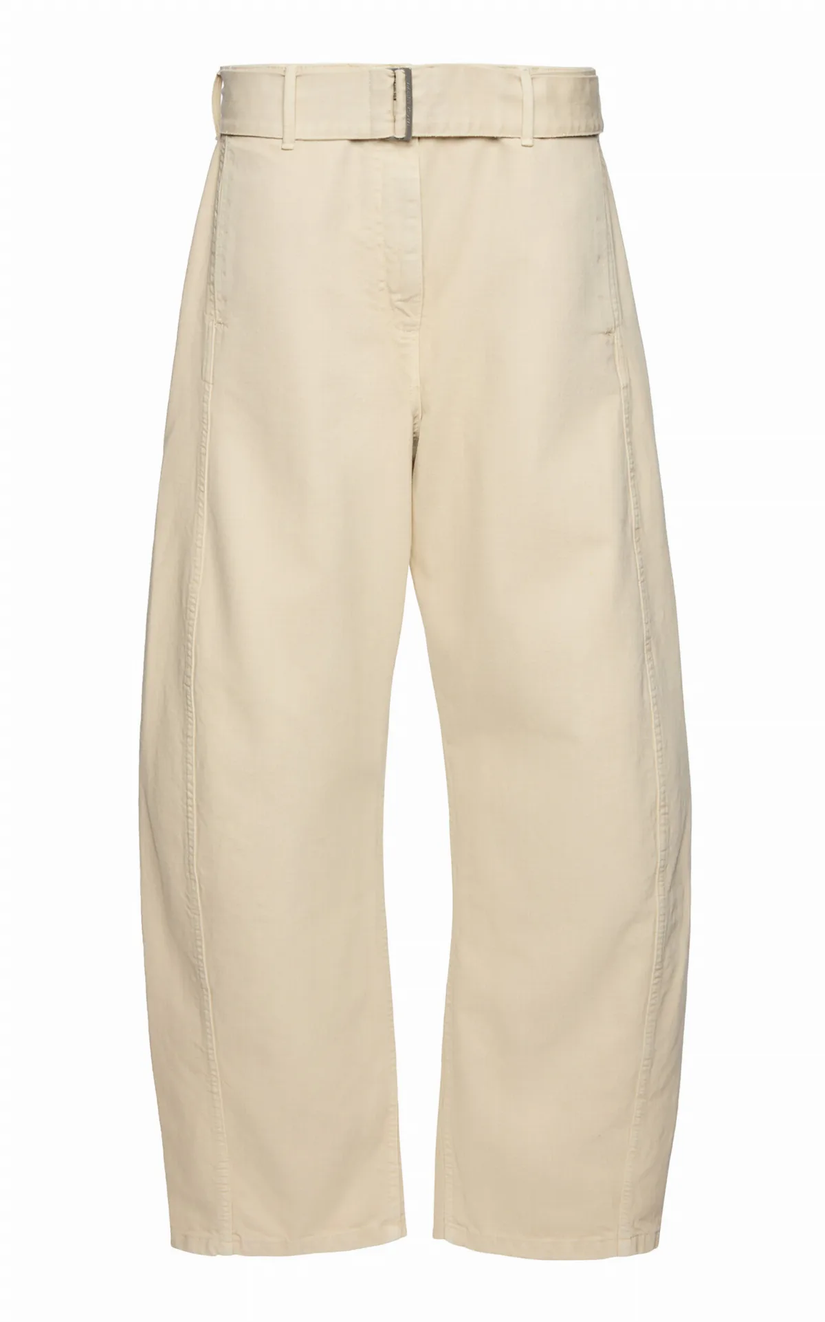 Rigid Wide-Leg Beige Jeans by Magda Butrym