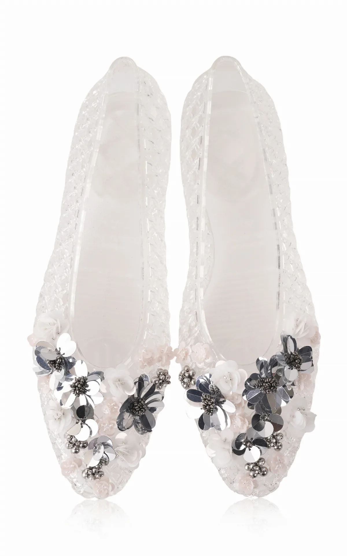 Wilda Embellished Jelly Shoes by HEAVENLY JELLY