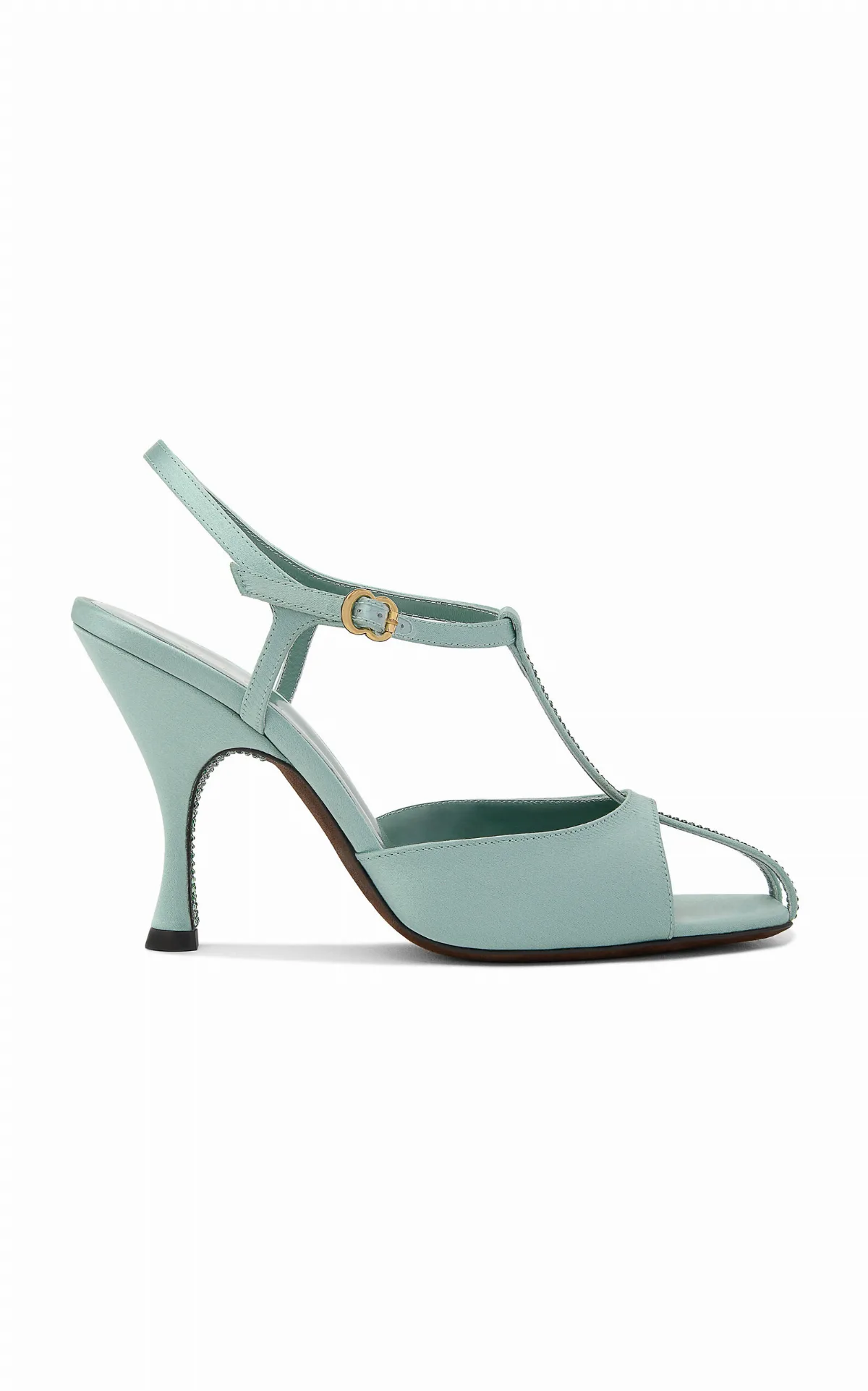 Hidden Gem Satin Sandals by Herbert Levine