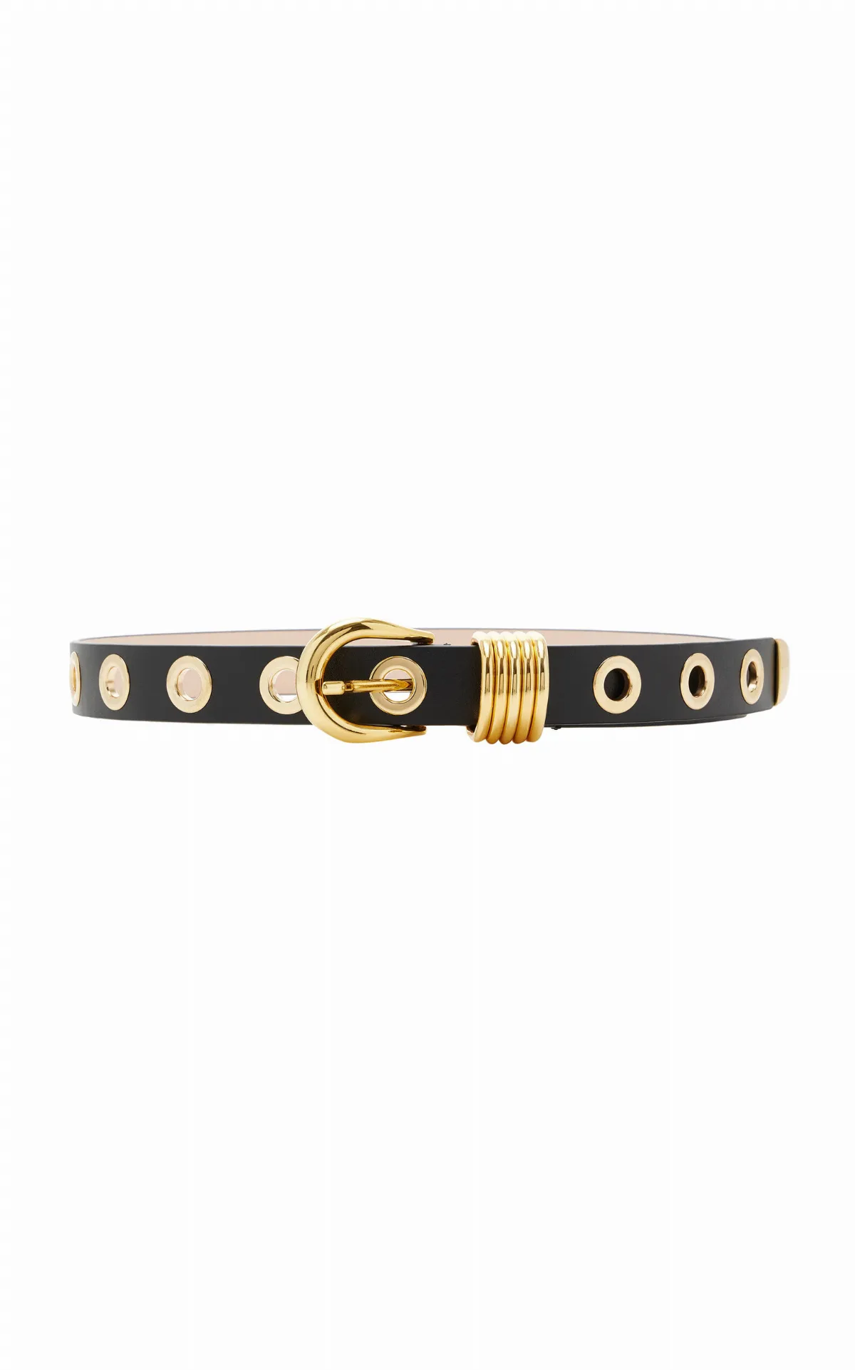 Hollyhock Rivet Leather Belt by Déhanche