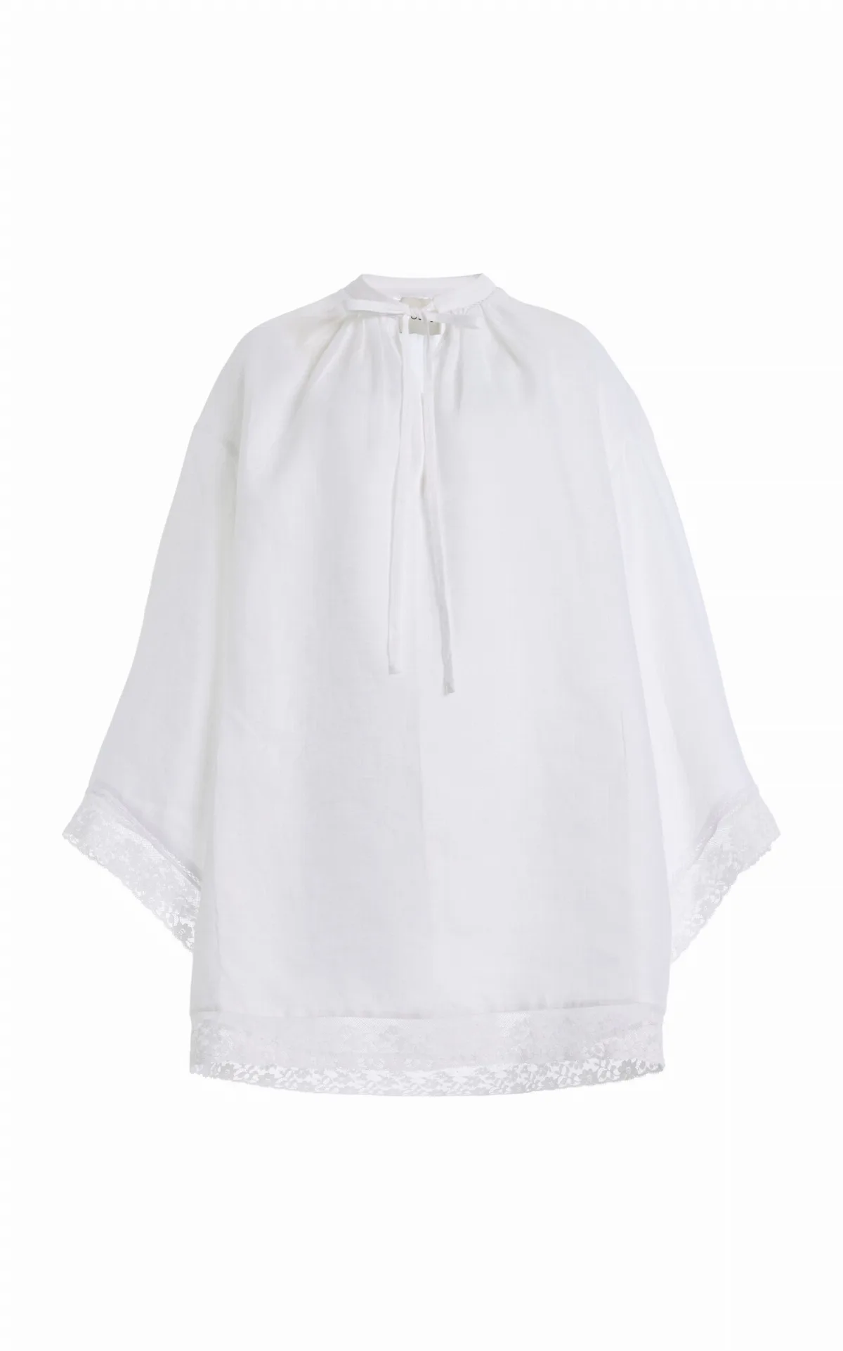 La Isla Veronica Linen Mini Kaftan by Posse