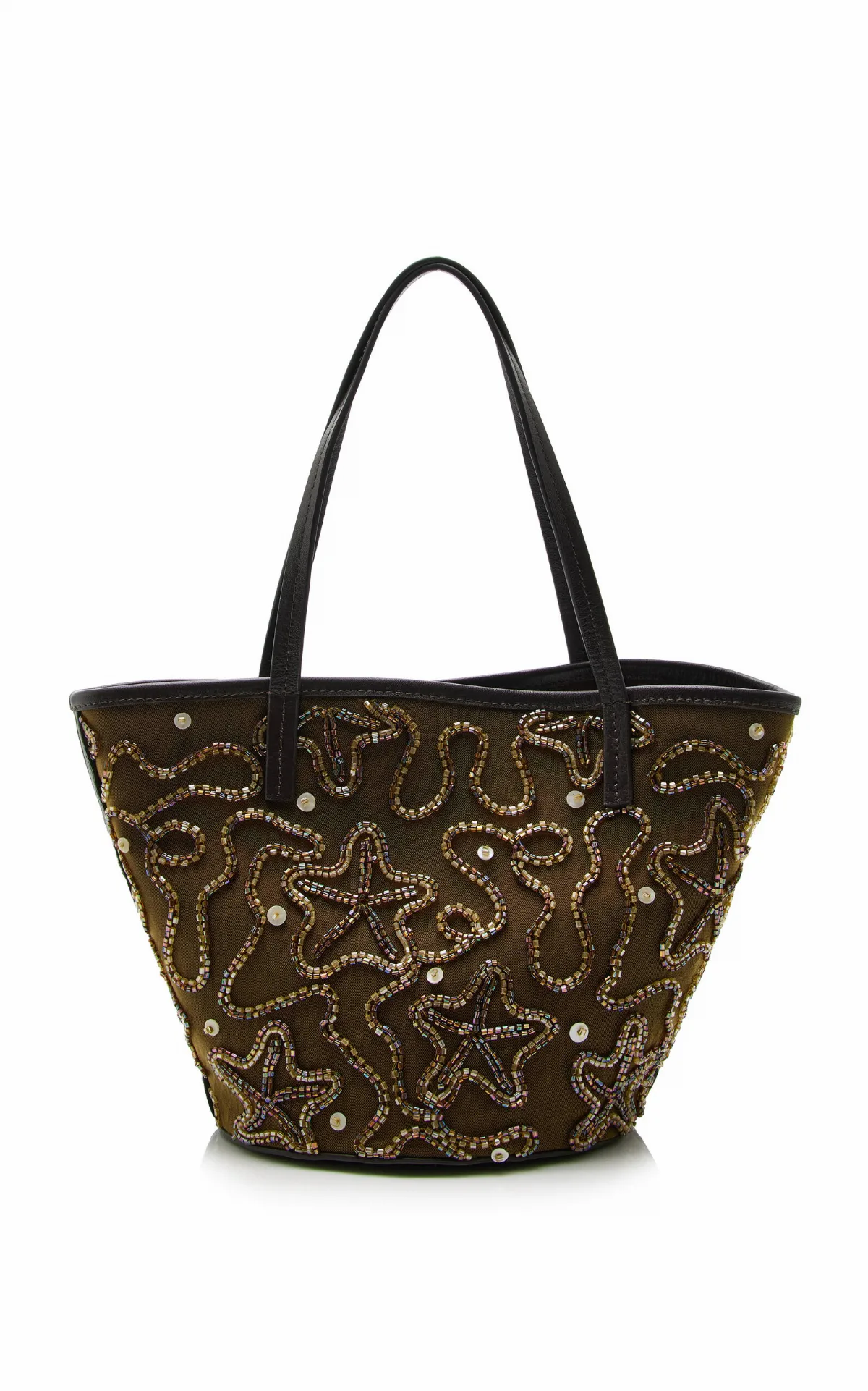 Caro Embroidered Canvas Bucket Bag by STAUD