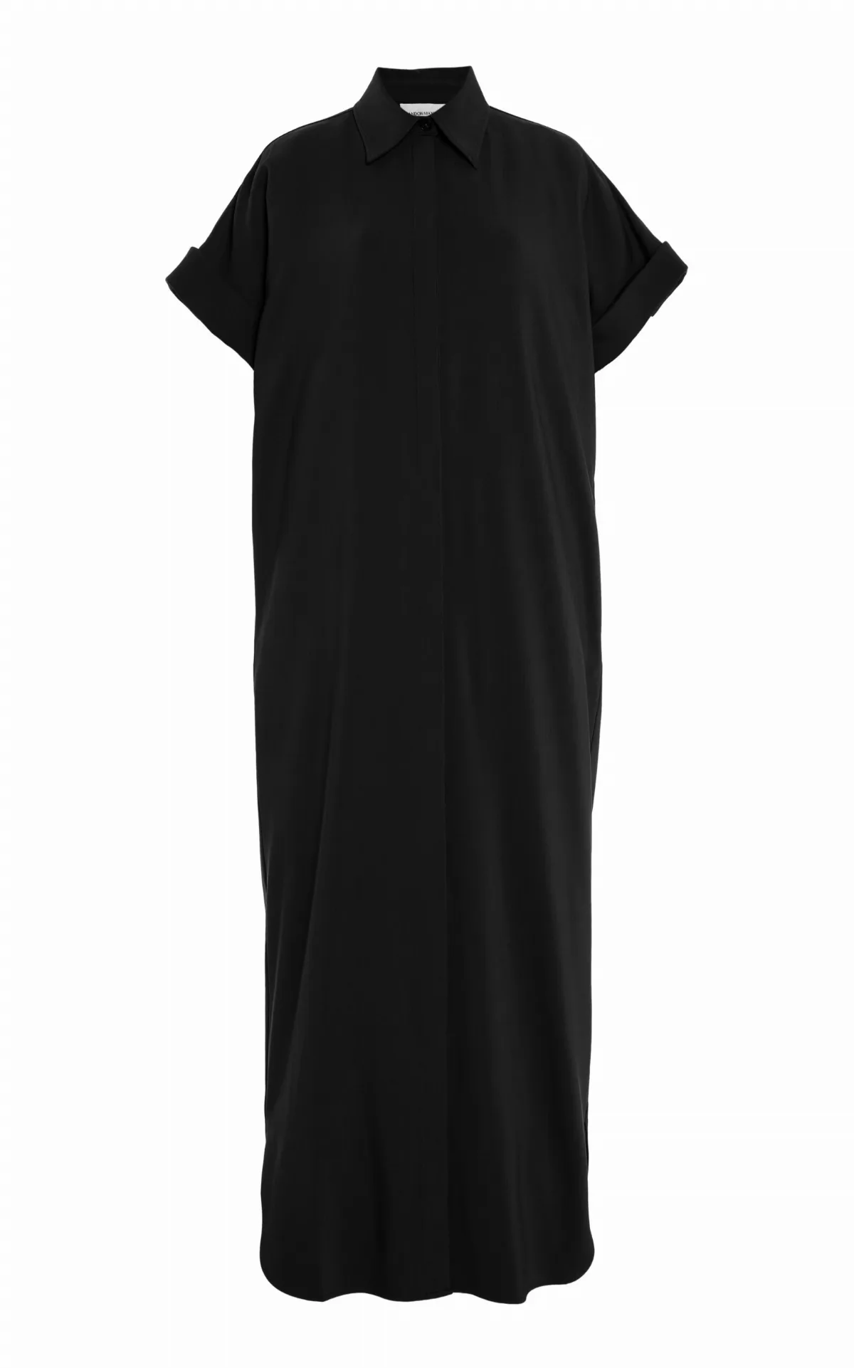 The Emory Relaxed Twill Shirt Midi Dress