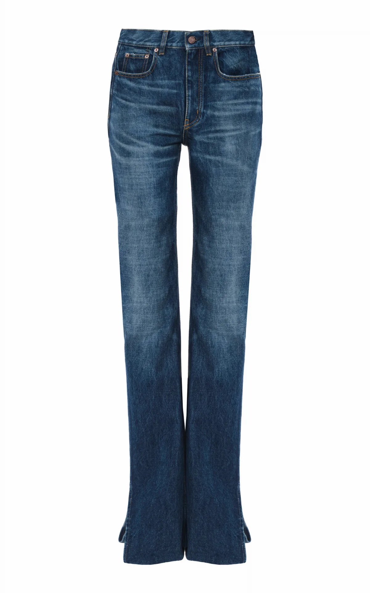 Rigid High-Rise Straight-Leg Jeans by Chloé