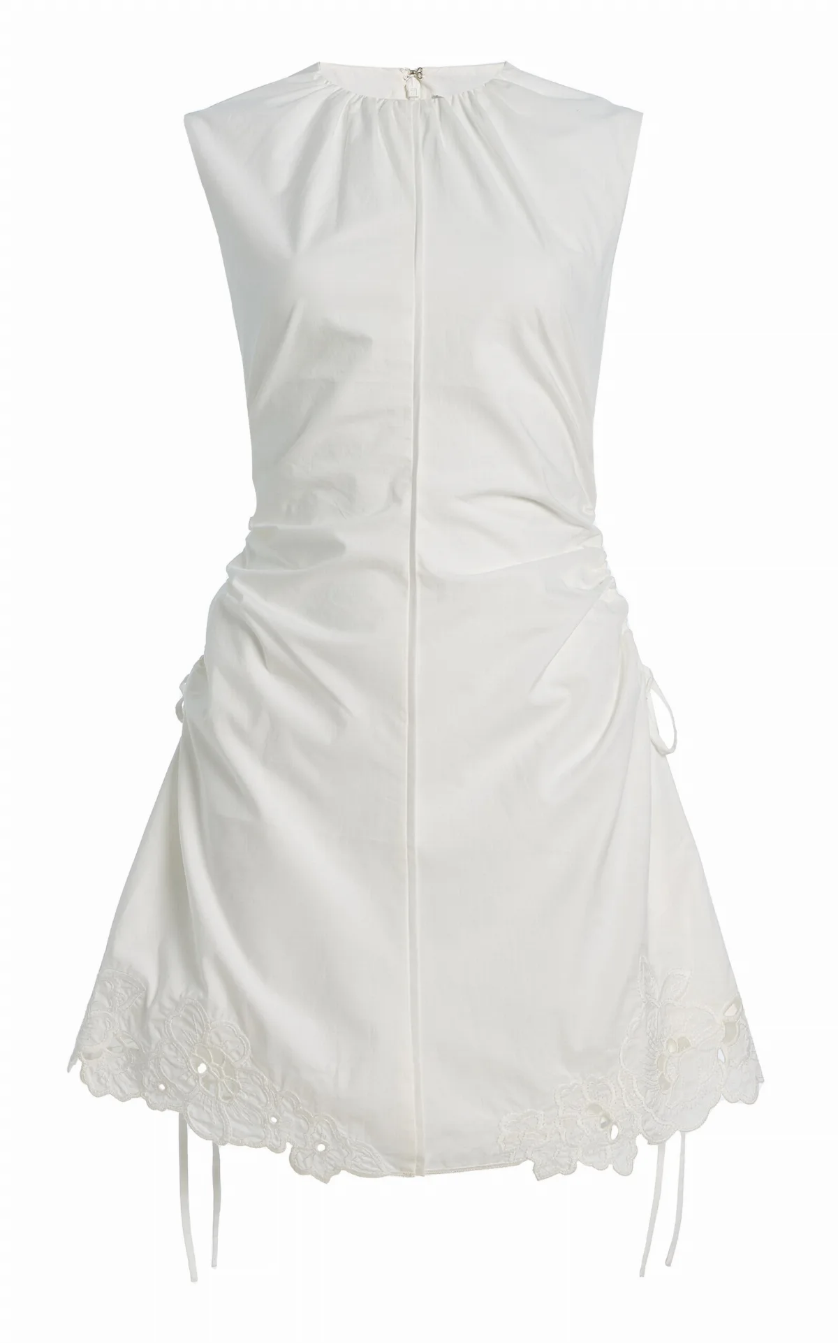 Klara Ruched Cotton Mini Dress by SIR.