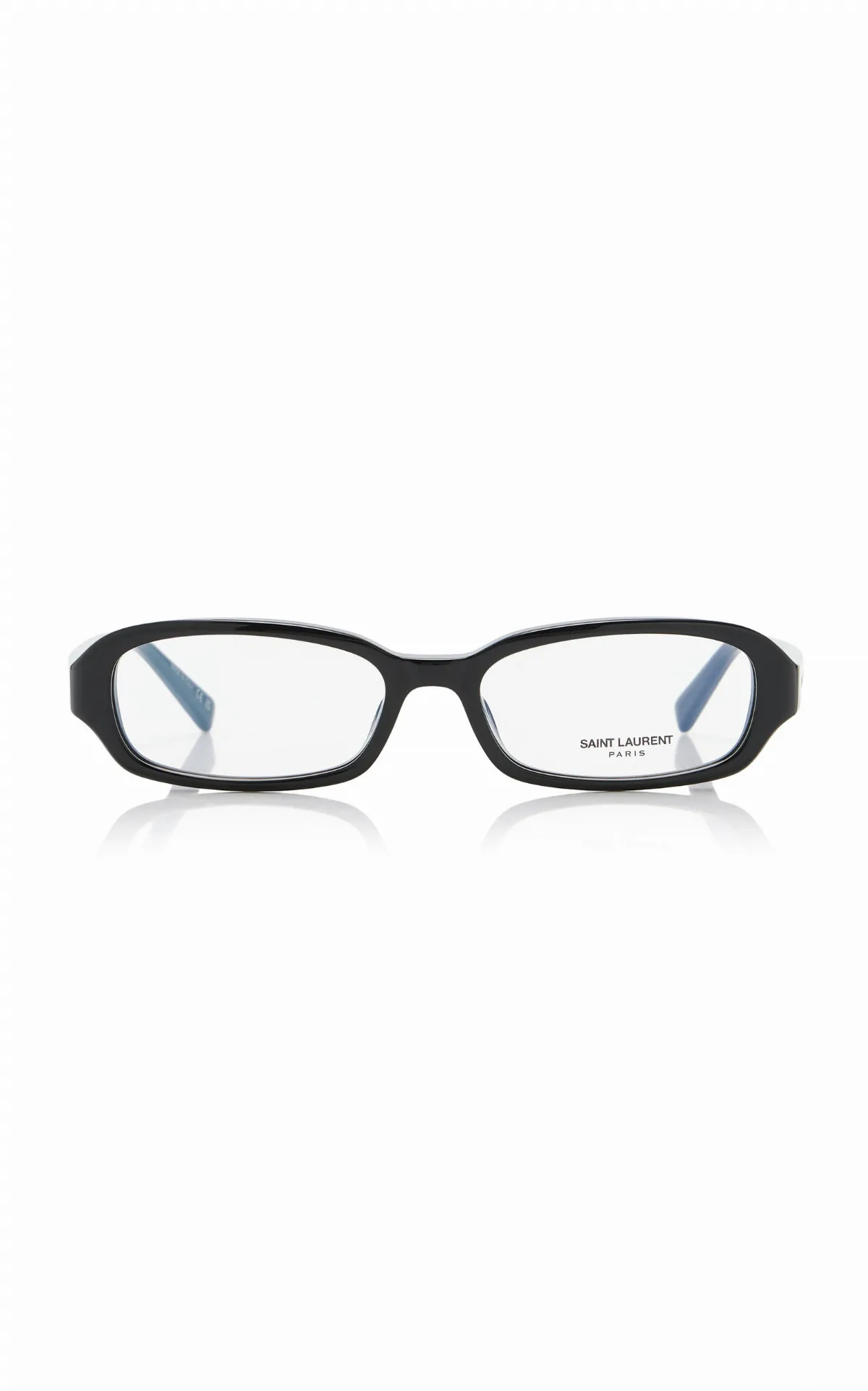 Erin Oval-Frame Acetate Glasses by Saint Laurent