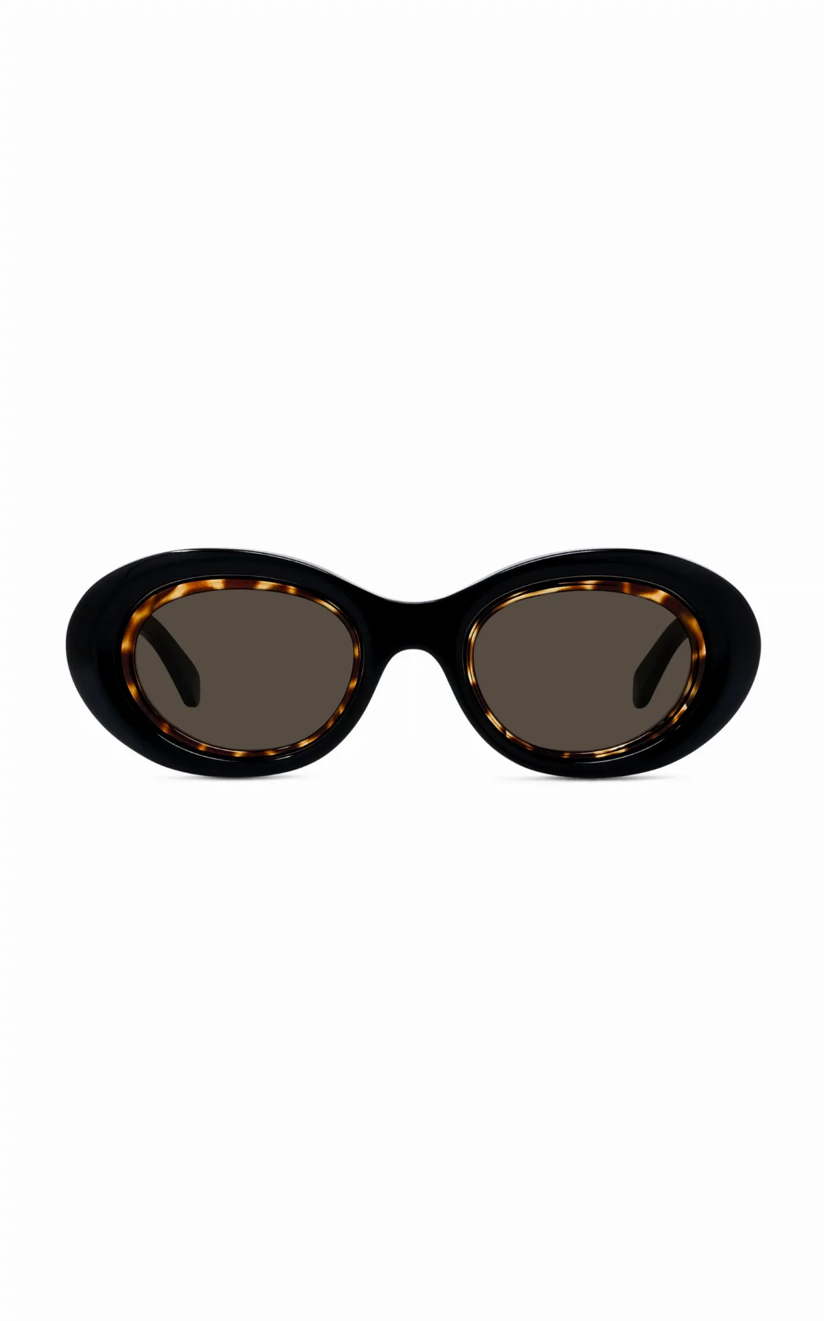 Anagram Oval-Frame Acetate Sunglasses by Loewe