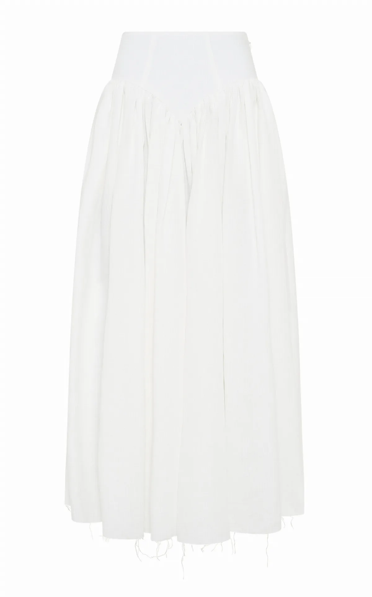 Juniper Paneled Linen Skirt by Gabriela Hearst