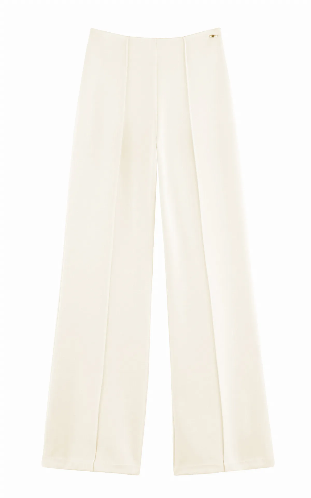 Ruffled Straight-Leg Suit Pants by ARAKII