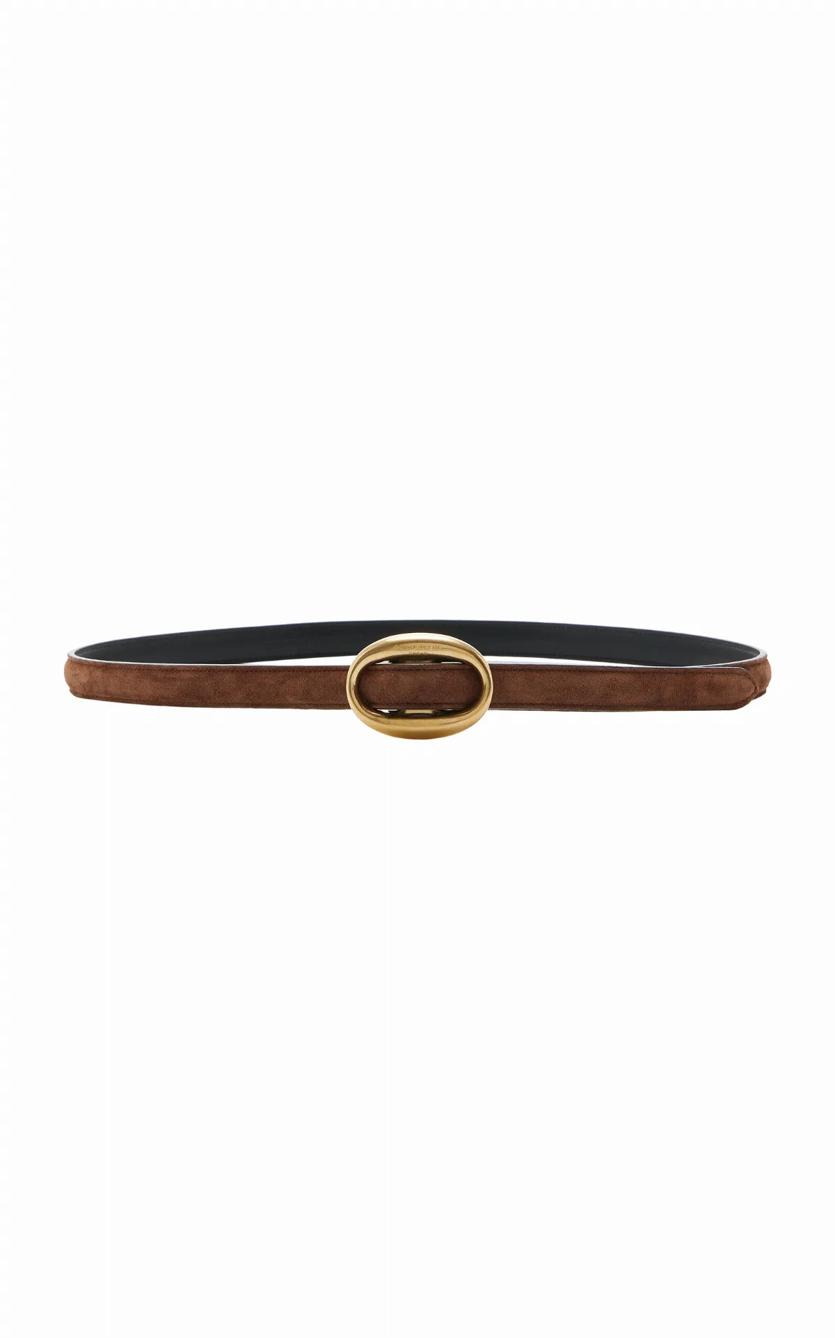 Thin Suede Belt by Saint Laurent