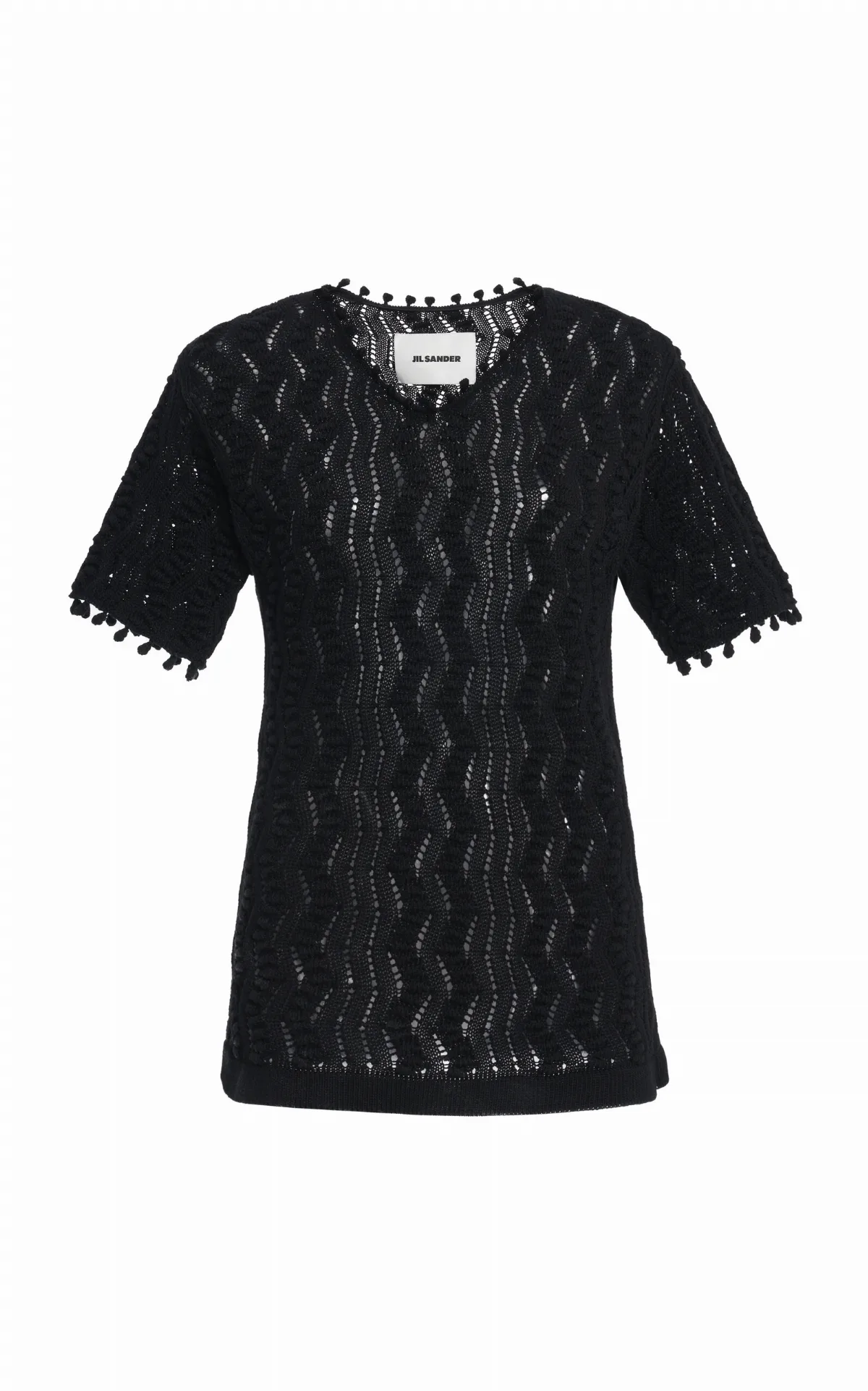 Cotton Crochet Top by Jil Sander