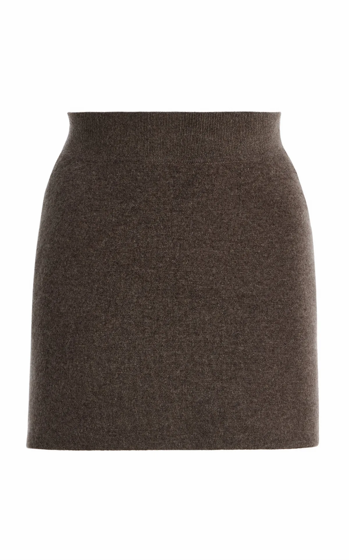 Tube Cashmere-Wool Mini Skirt by Nour Hammour