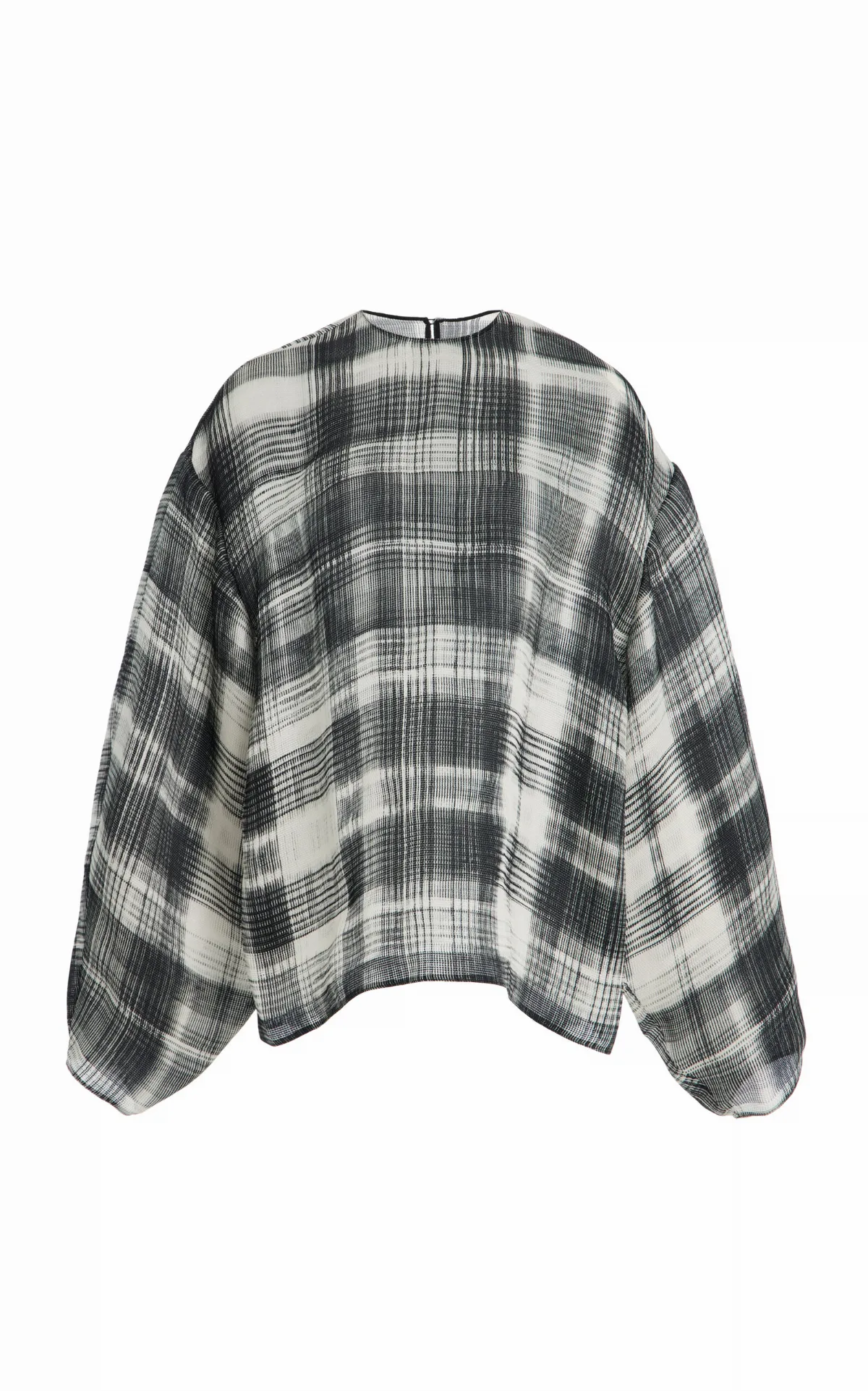 The Briggs Printed Silk Blouse by Brandon Maxwell