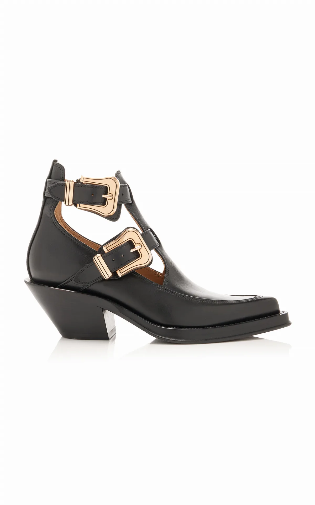 Castro Buckle-Detailed Leather Ankle Boots by Gabriela Hearst